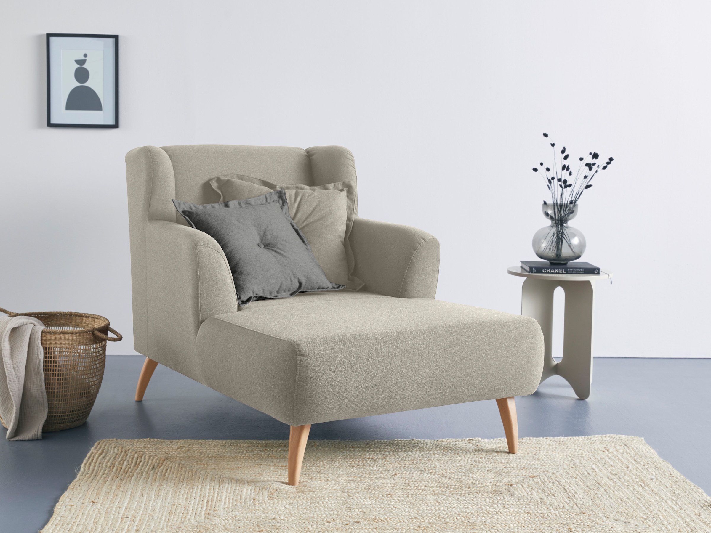 Home affaire Loveseat "Baggio Kuschel Mega Lounge Big Sessel" günstig online kaufen