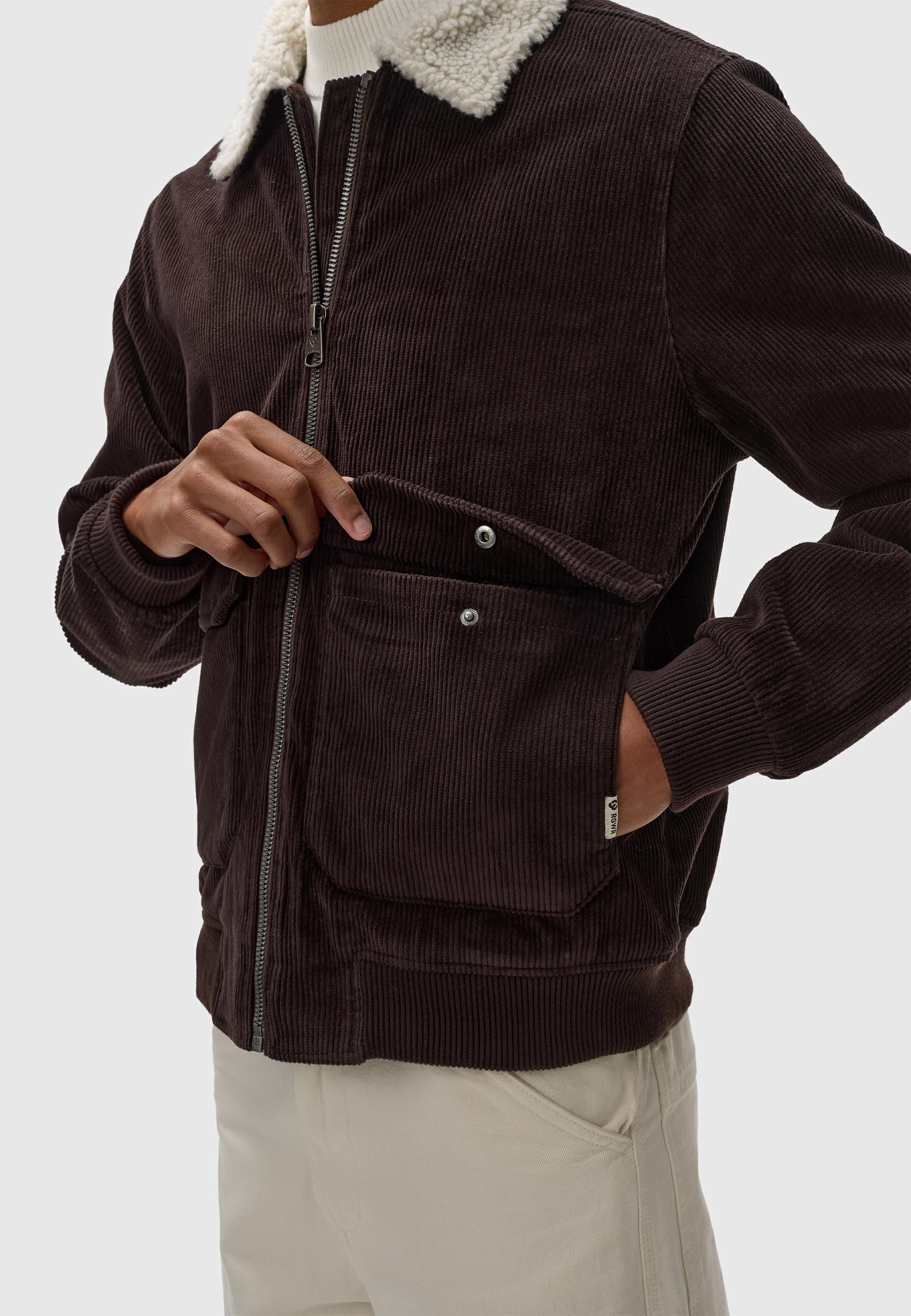 Ragwear Cordjacke »Aviss«, ohne Kapuze, Wasserdichte Herren Übergangsjacke aus Kord