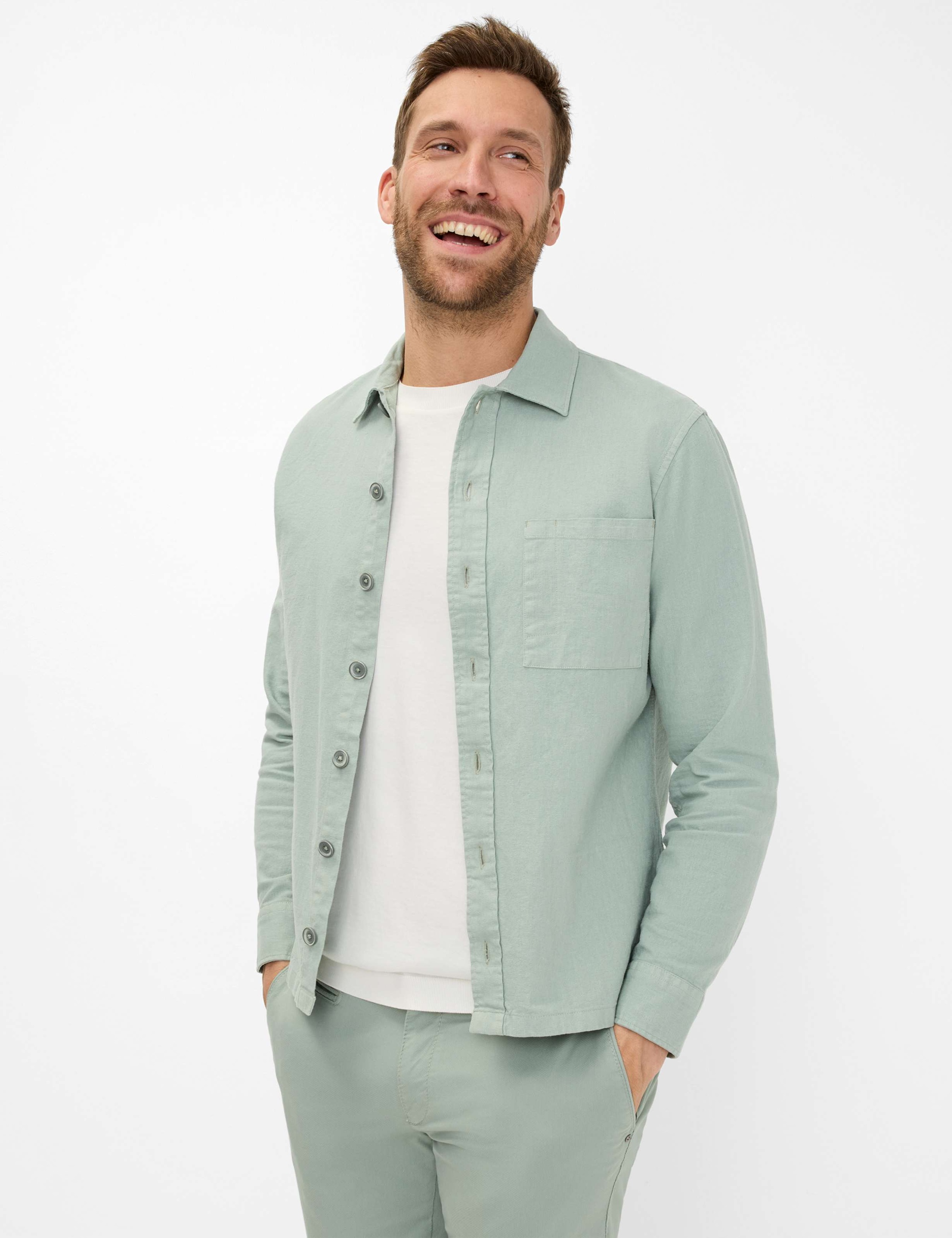 Brax Leinenhemd »Style KAY«
