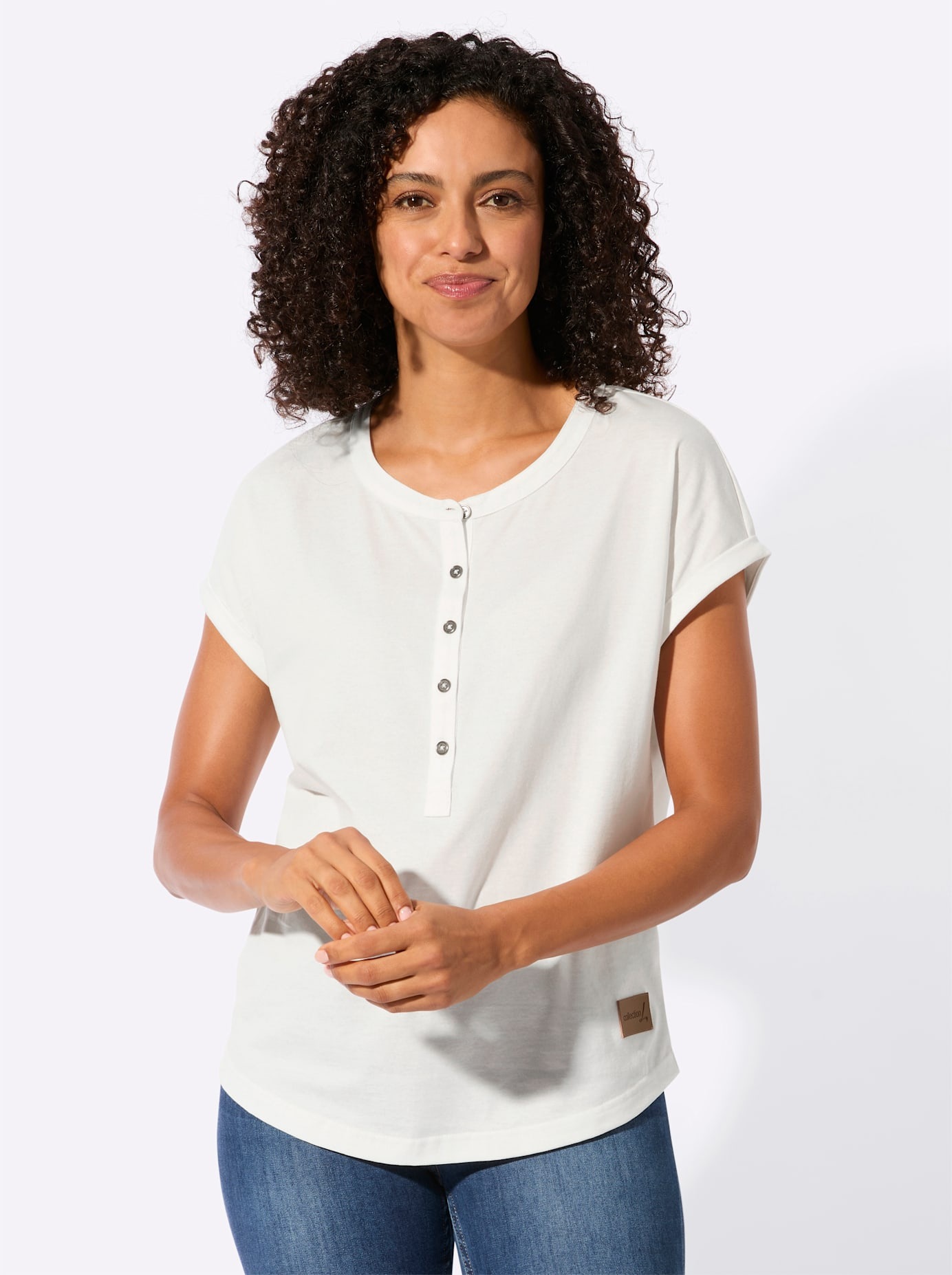 Casual Looks Rundhalsshirt "Rundhals-Shirt" 1 tlg. günstig online kaufen