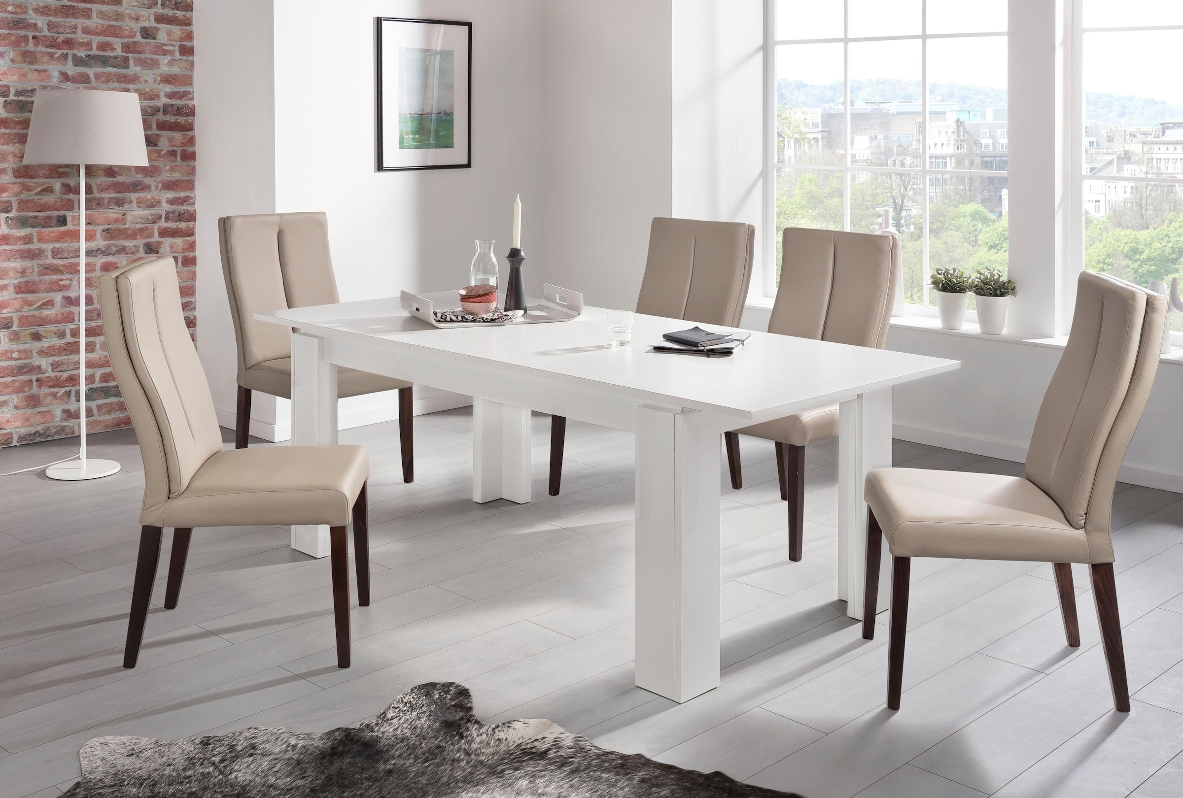 INOSIGN Esstisch »Tanum«, Ausziehbarer Esszimmertisch 160-200 cm - Maße (B/T/H) 160/90/77 cm