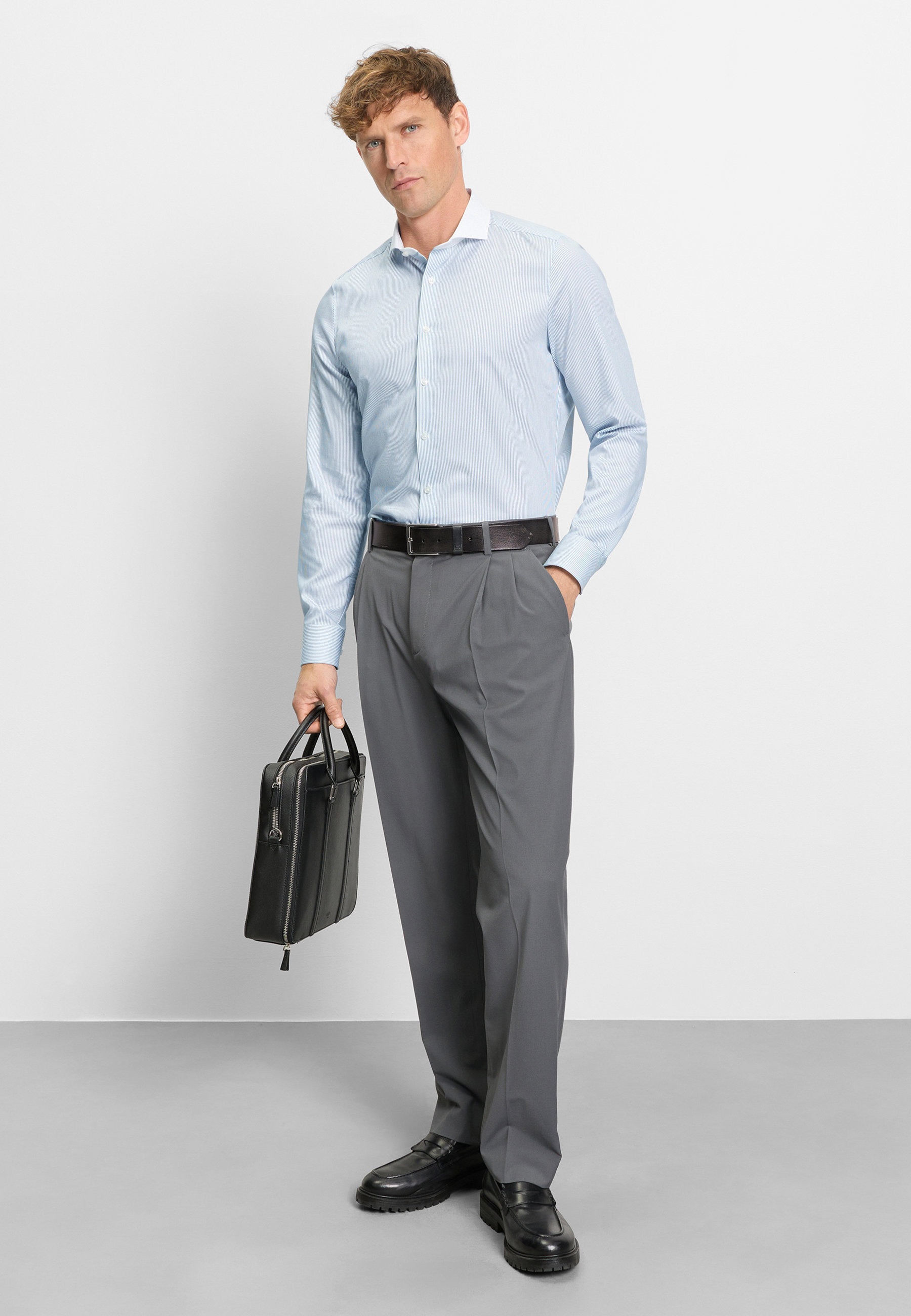 Thumbnail - OLYMP Businesshemd "OLYMP Level Five, body fit, Haifisch"