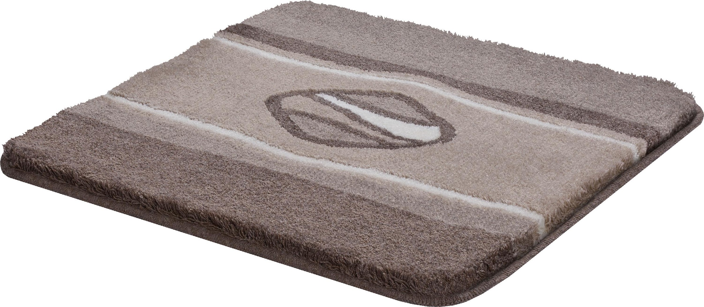 Grund Badematte »Jewel«, rutschhemmend beschichtet, fußbodenheizungsgeeignet, besonders dichter Flor, Badematten mit Streifen