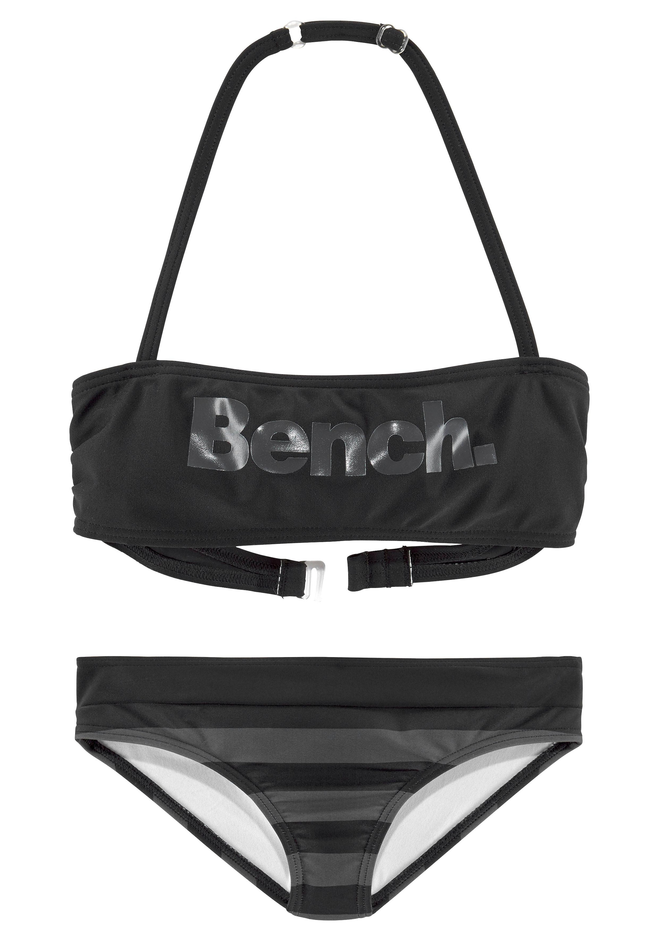 Bandeau-Bikini Bench. kaufen großem mit | online Logoprint BAUR
