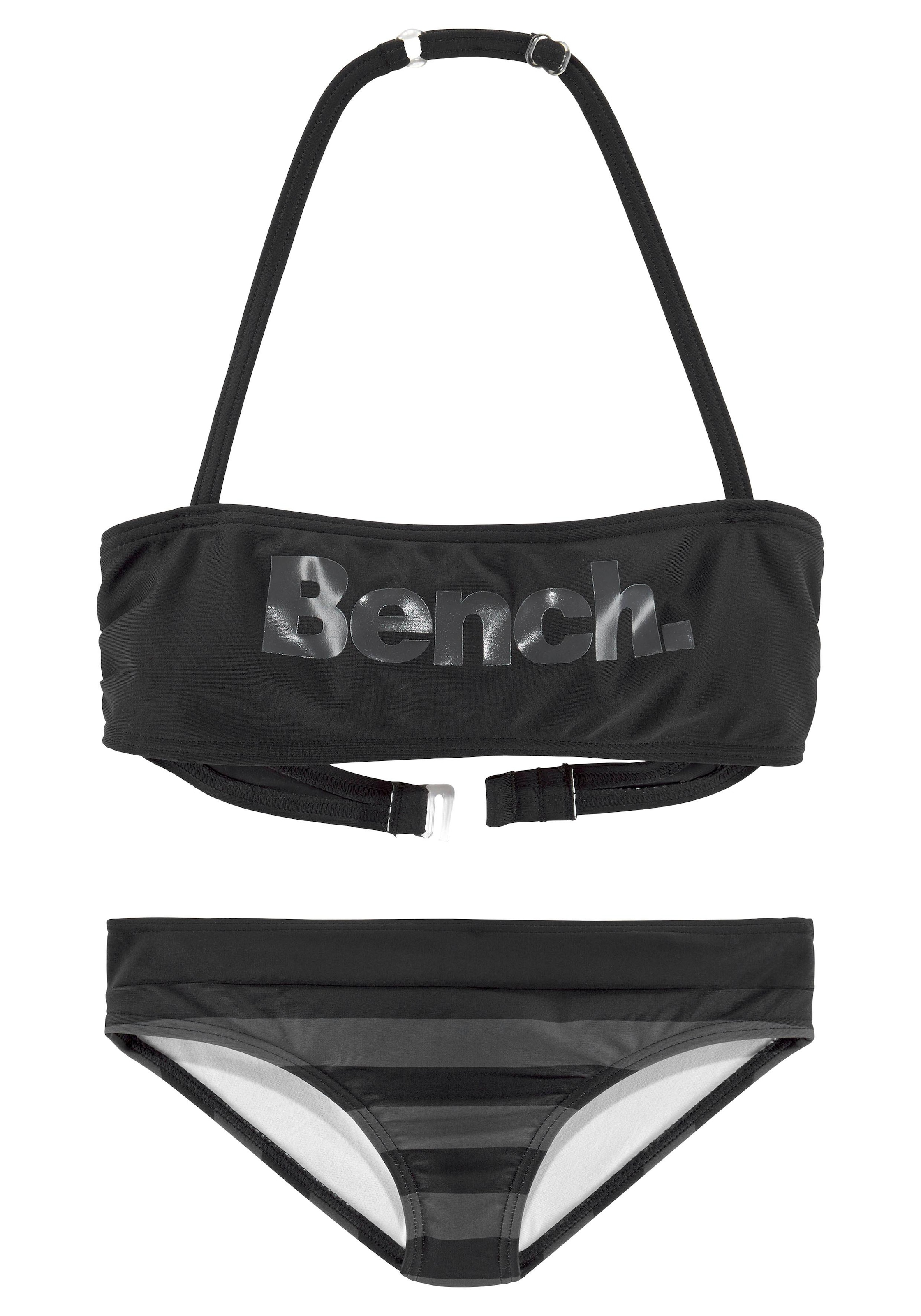 Bench. Bandeau-Bikini mit großem Logoprint online kaufen | BAUR