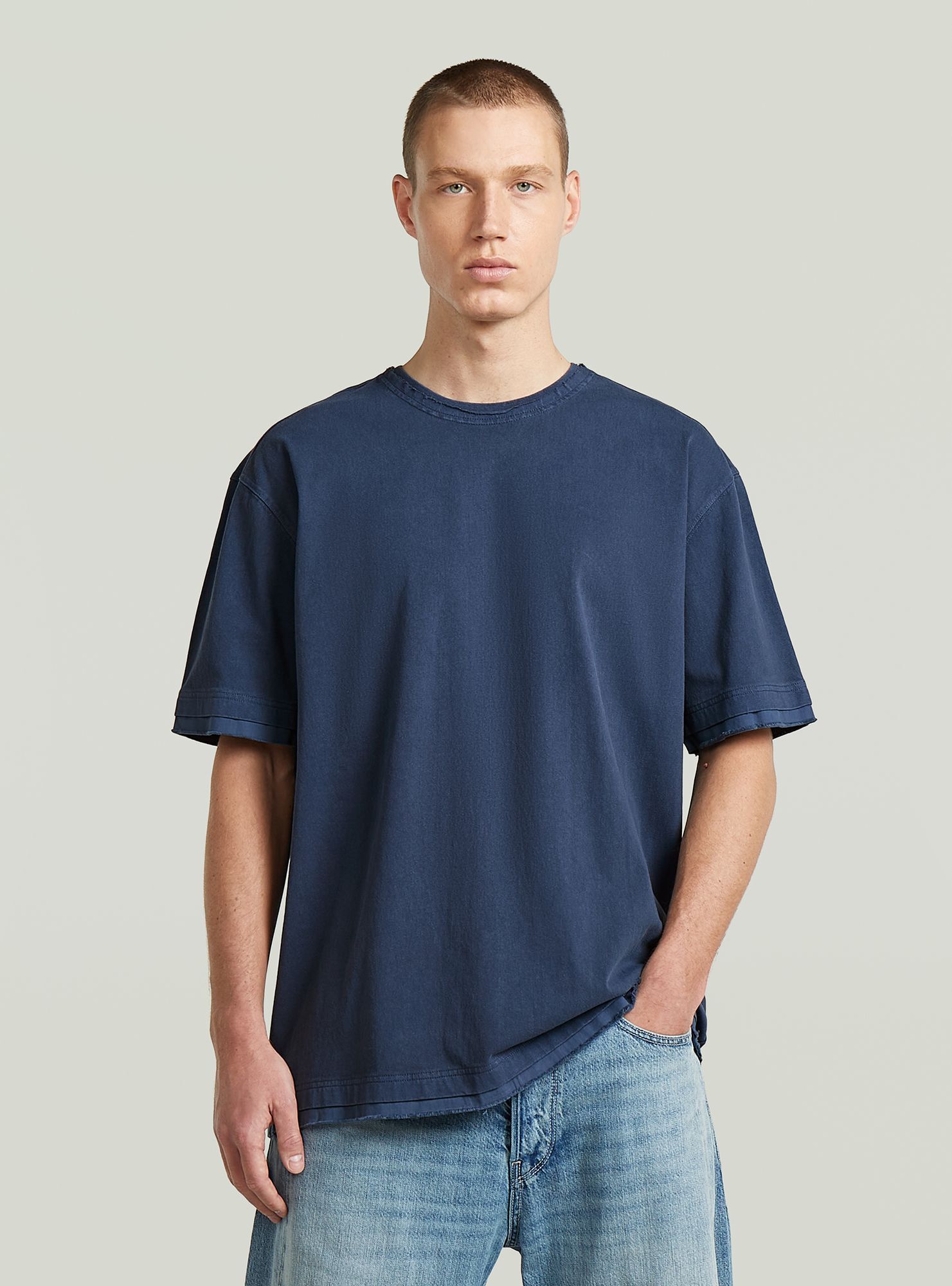 G-STAR "Washed Distressed Relaxed T-Shirt"
