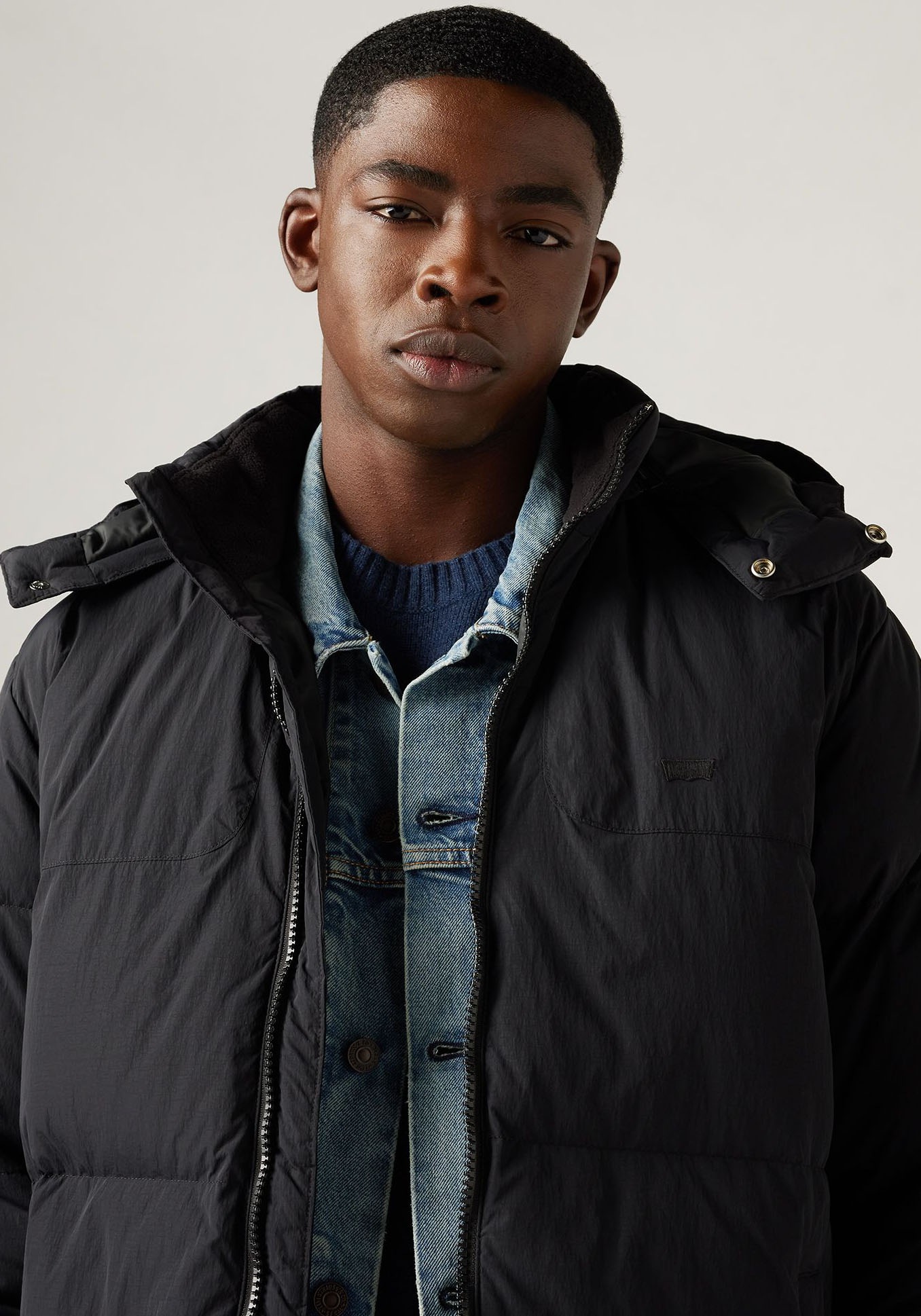 Levi's® Steppjacke »ROCKRIDGE SHORT PUFFER«, mit Kapuze