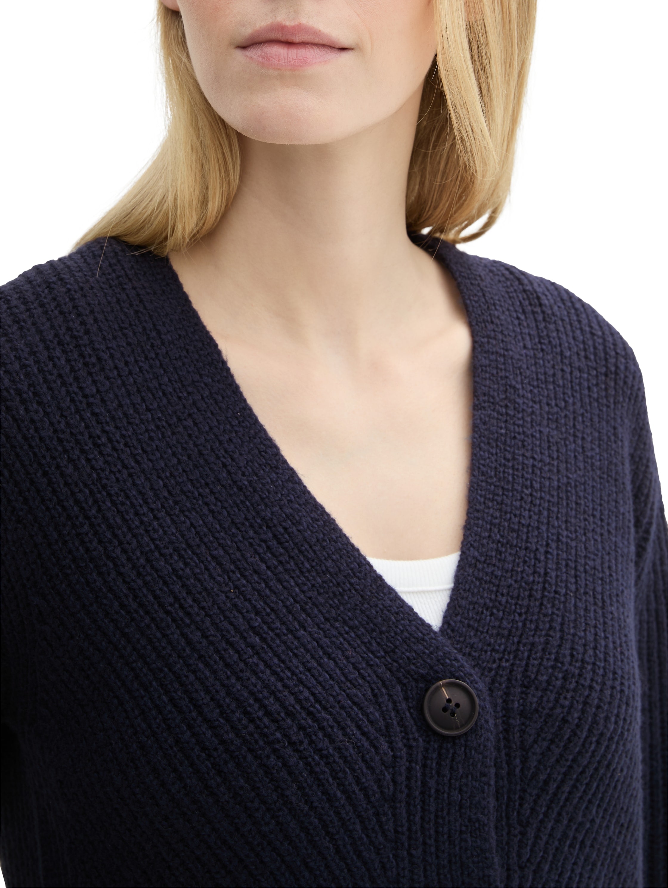 TOM TAILOR Strickjacke, mit Knopfleiste