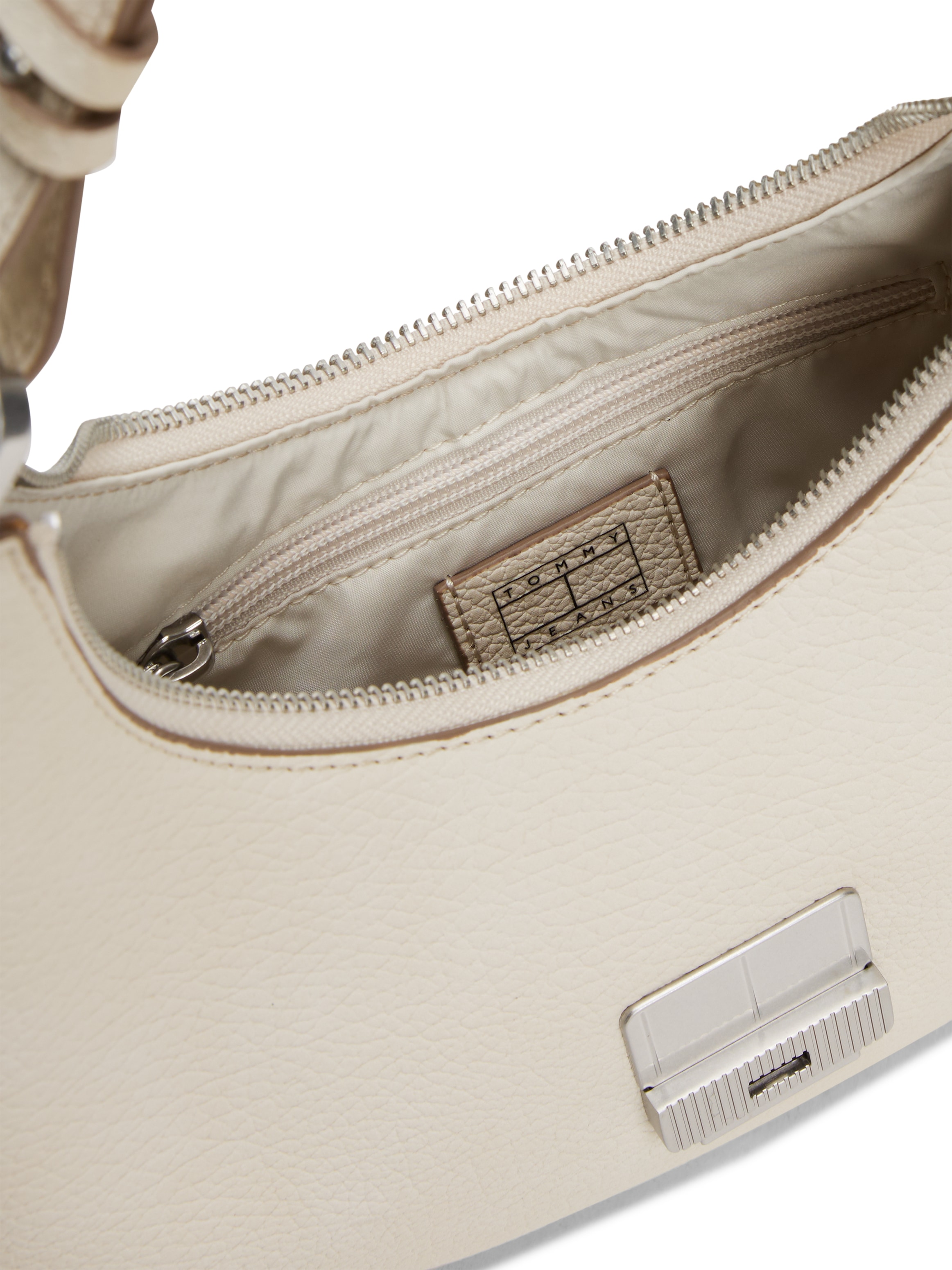 Tommy Jeans Schultertasche »TJW CRUSH SHOULDER BAG«, Damen Hobo, Umhängetasche, Tragetasche mit Logo-Schmuckelement
