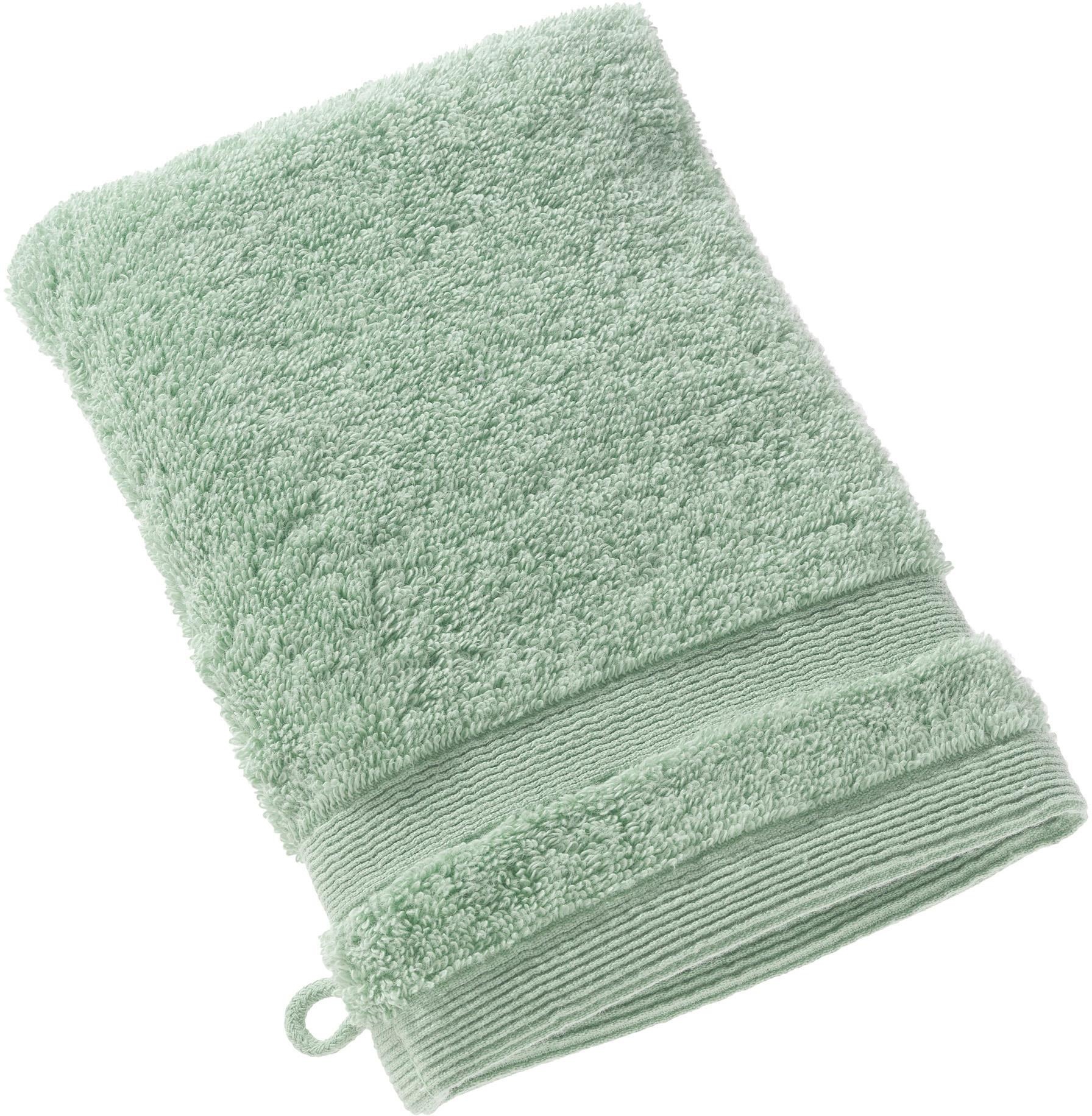 SCHÖNER WOHNEN-Kollektion Waschhandschuh »Cuddly«, (Set, 3 St., 3 Waschhandschuhe 16x21cm), schnell trocknende Airtouch-Qualität