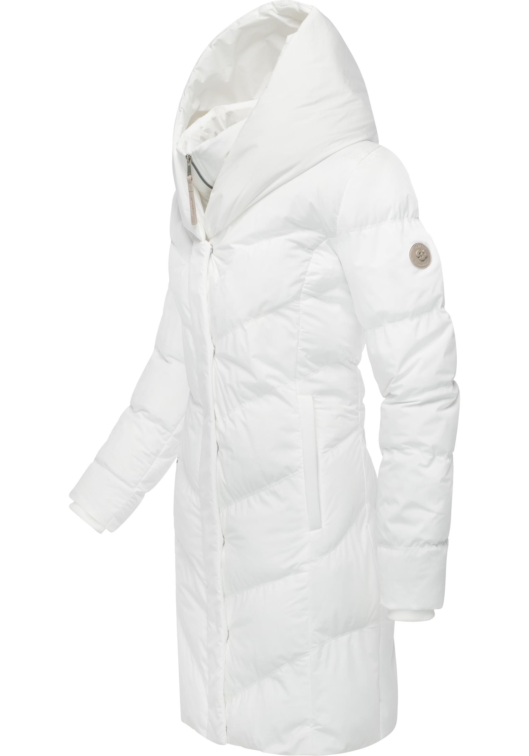 Ragwear Steppmantel »Natalka Soft YOUMODO«, Warmer Wintermantel mit hohem Kragen und Kapuze