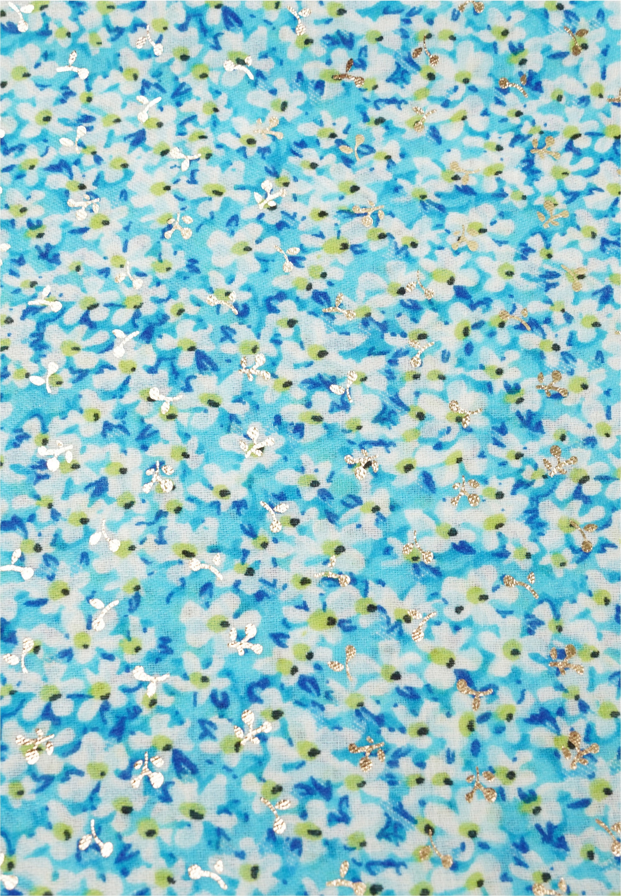 Thumbnail - Harpa Modeschal "PEPPER" mit floralem Allover-Print und Metallic-Effekt