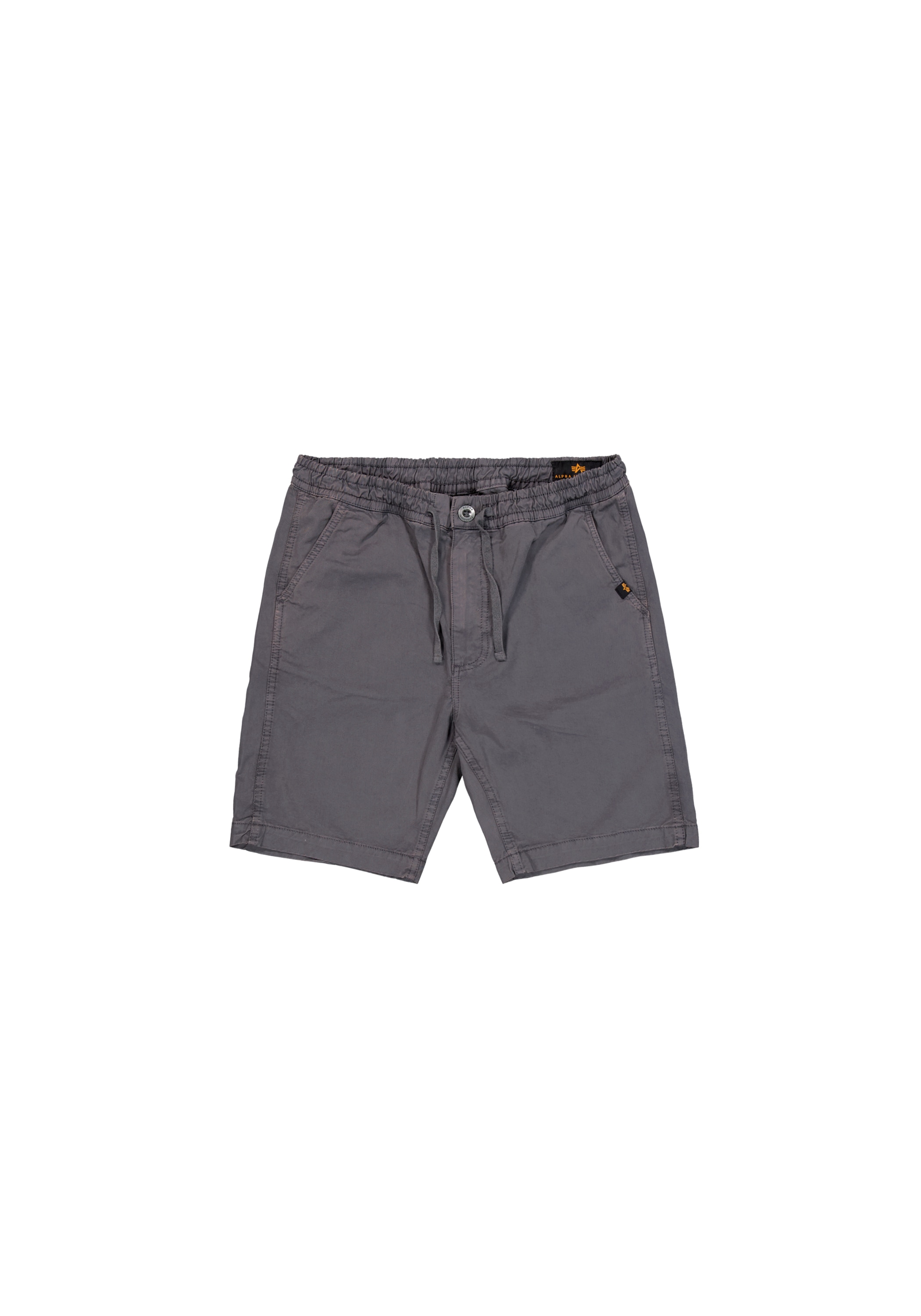Herren Shorts "Basic Cotton Short", grau, Gr. 38, ALPHA INDUSTRIES, Obermaterial: 100% Baumwolle, Hosen