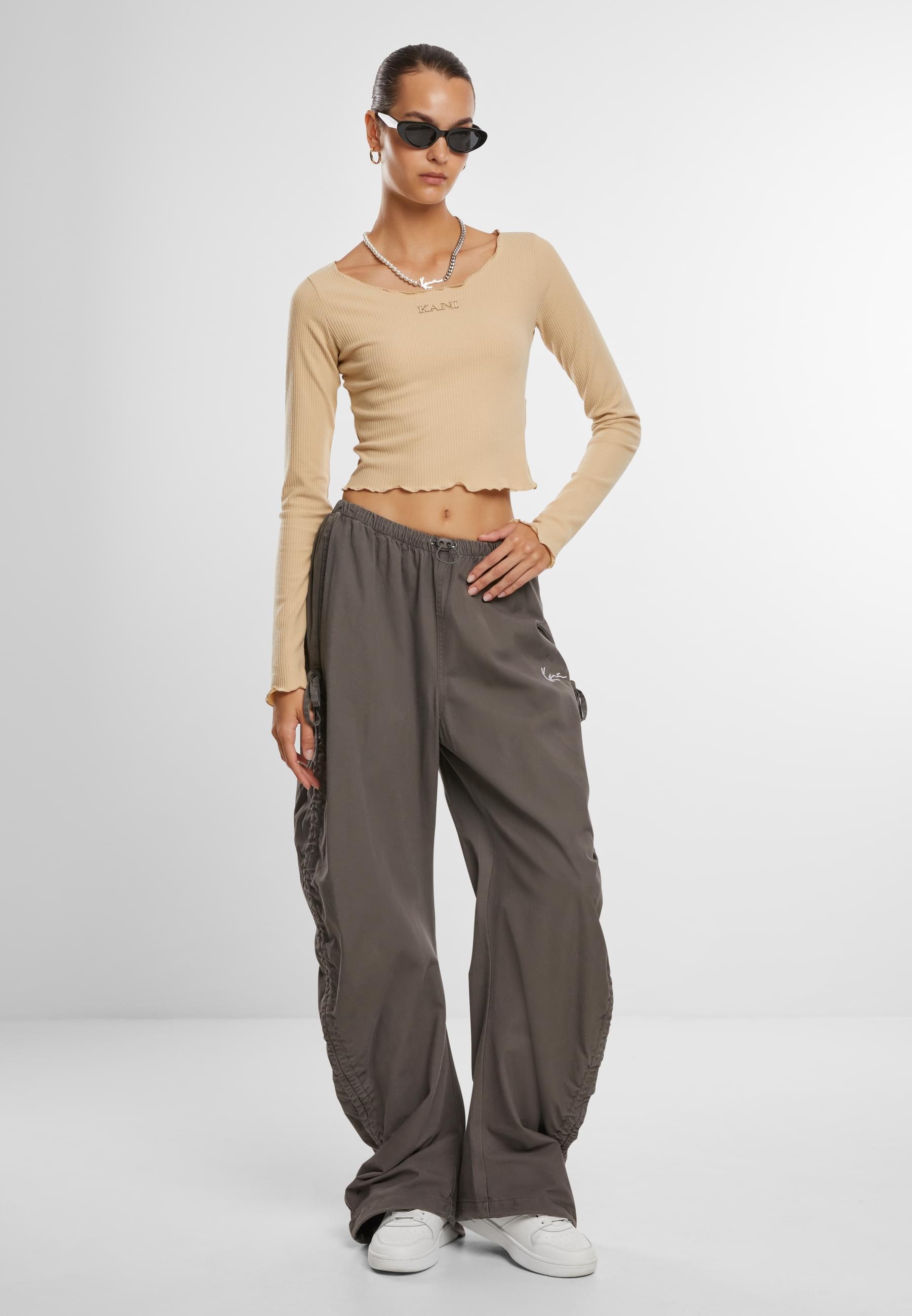Karl Kani Longsleeve »Karl Kani Karl Kani Retro Short Rib LS«, (1 tlg.)