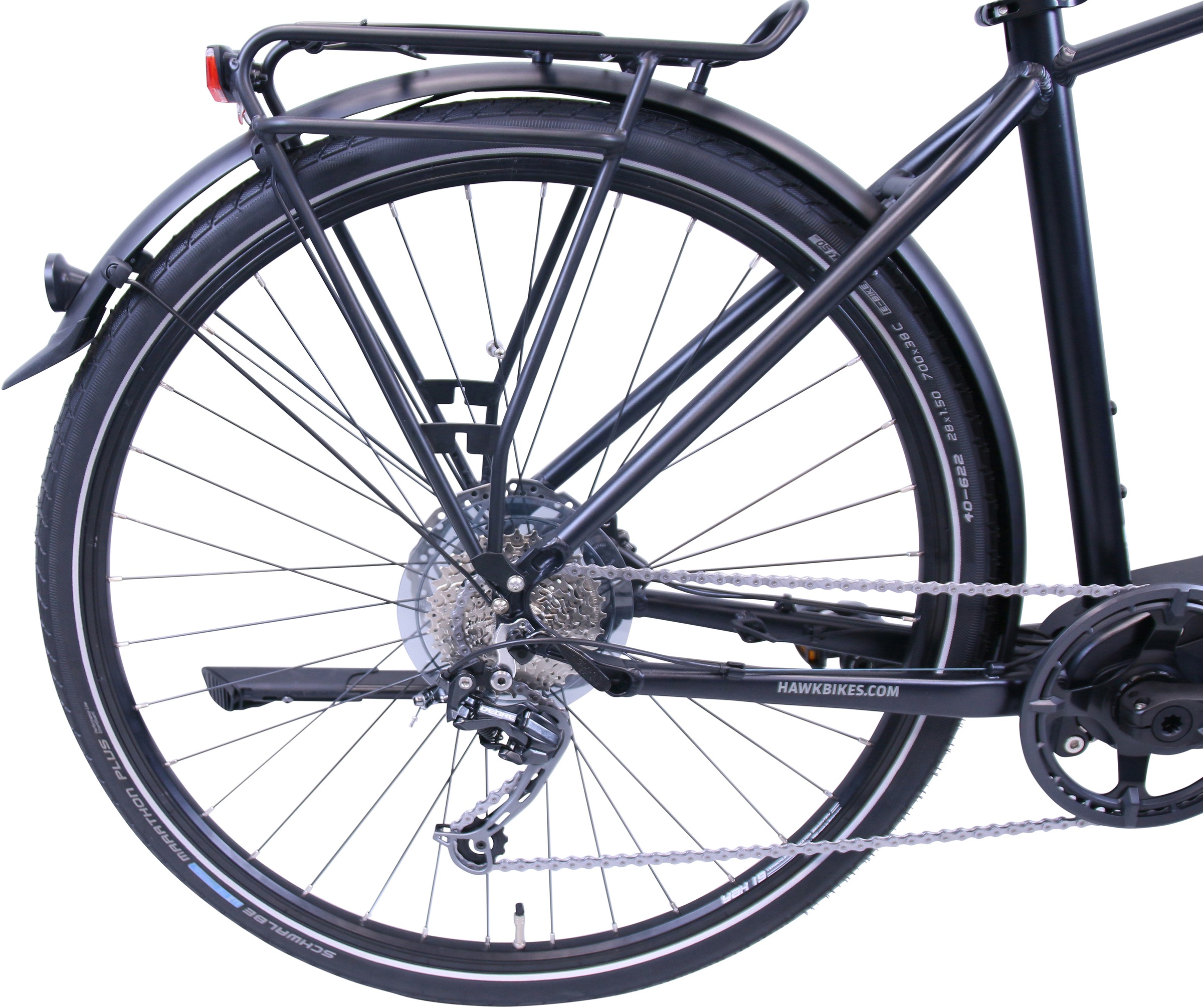 HAWK Bikes E-Bike »eTrekking Integrated Gent STEPS«, 9 Gang, Shimano, Alivio 9-Gang, Mittelmotor 250 W, Pedelec, Elektrofahrrad für Damen u. Herren, Trekkingrad