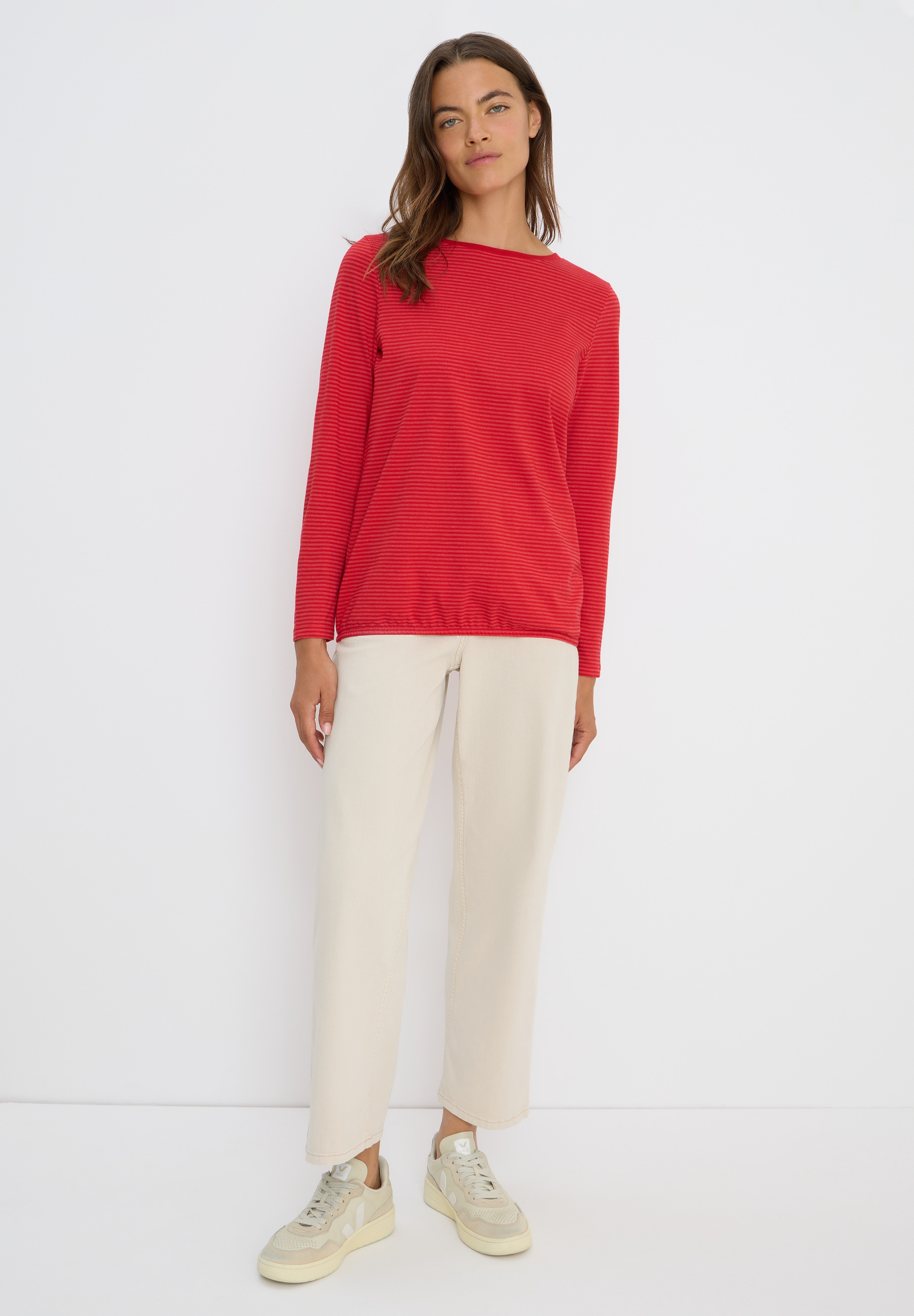 Cecil Langarmshirt, im soften Baumwoll-Mix