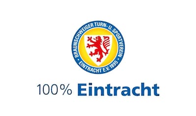 Wandtattoo »Eintracht Braunschweig 100%«, (1 St.)