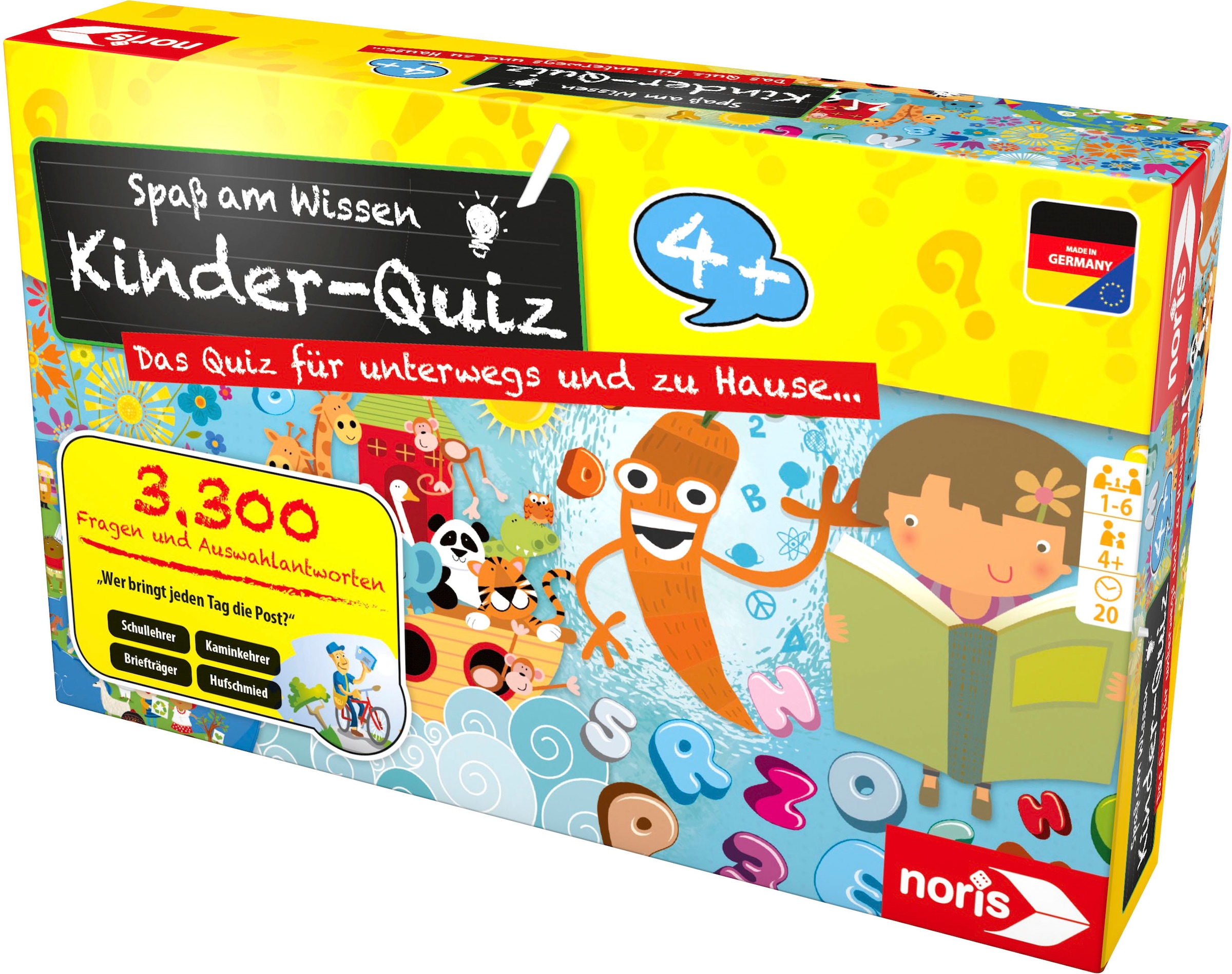 Noris Spiel »Kinderquiz für schlaue Kids«, Made in Germany