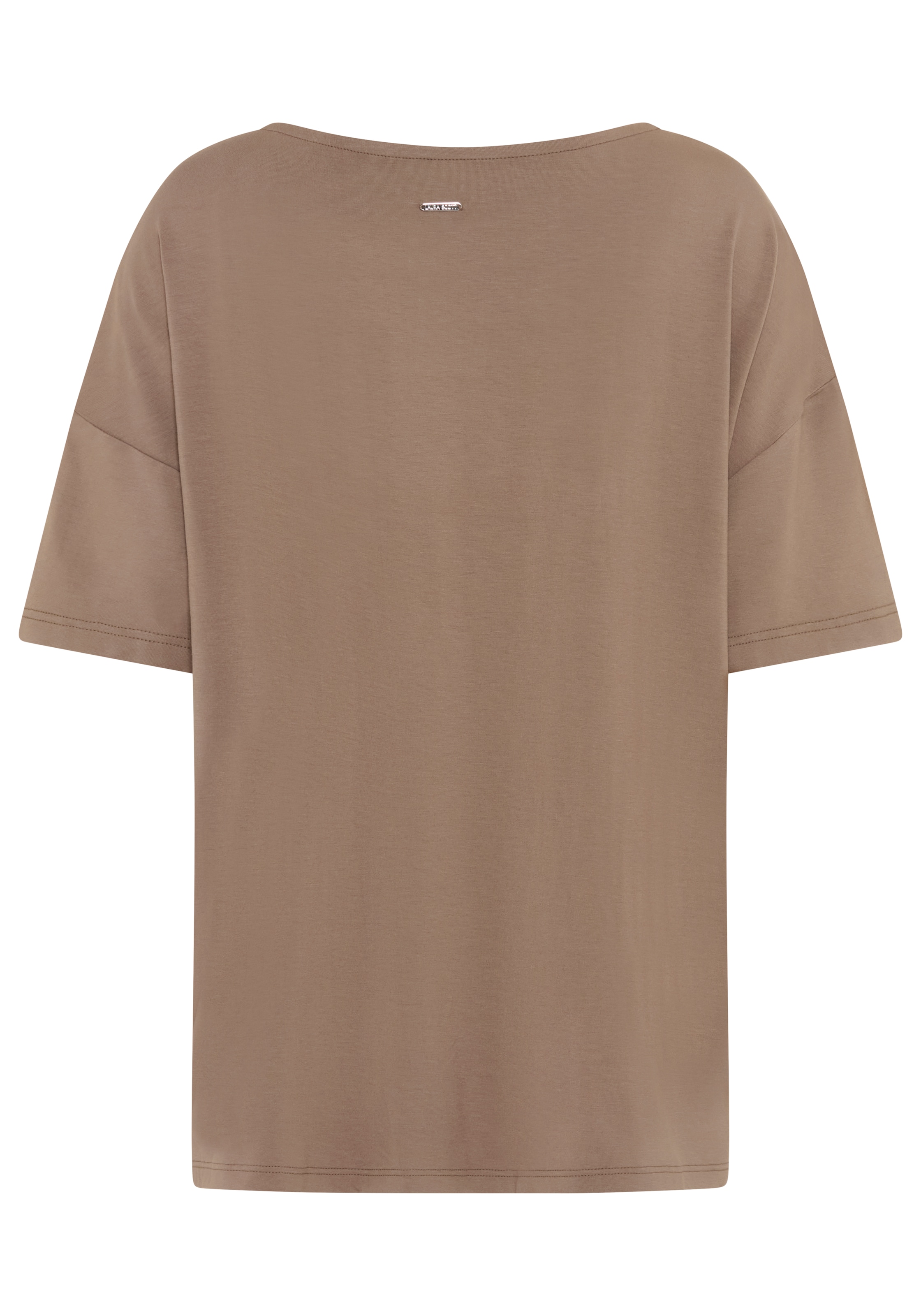 Laura Scott CURVE Shirtbluse Oversize, mit lockerem Sitz, Po-bedeckende Länge, unifarbene Optik