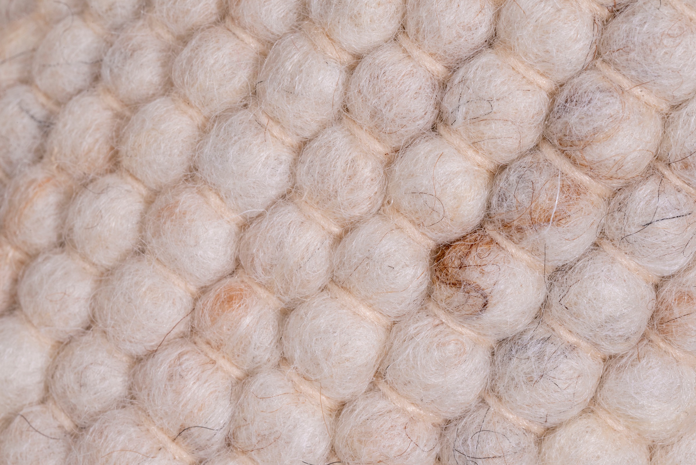 Sansibar Wollteppich »Hörnum«, rechteckig, 12 mm Höhe, Handweb Teppich, meliert, reine gewalkte Wolle, handgewebt