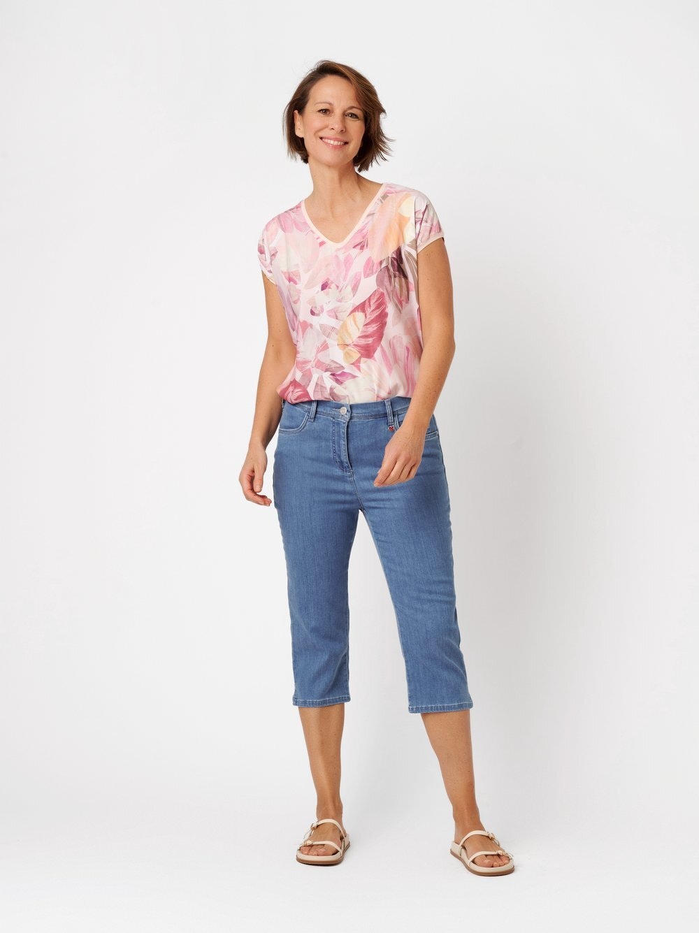 Relaxed Caprijeans »Meine beste Freundin Capri« in Slim-Fit