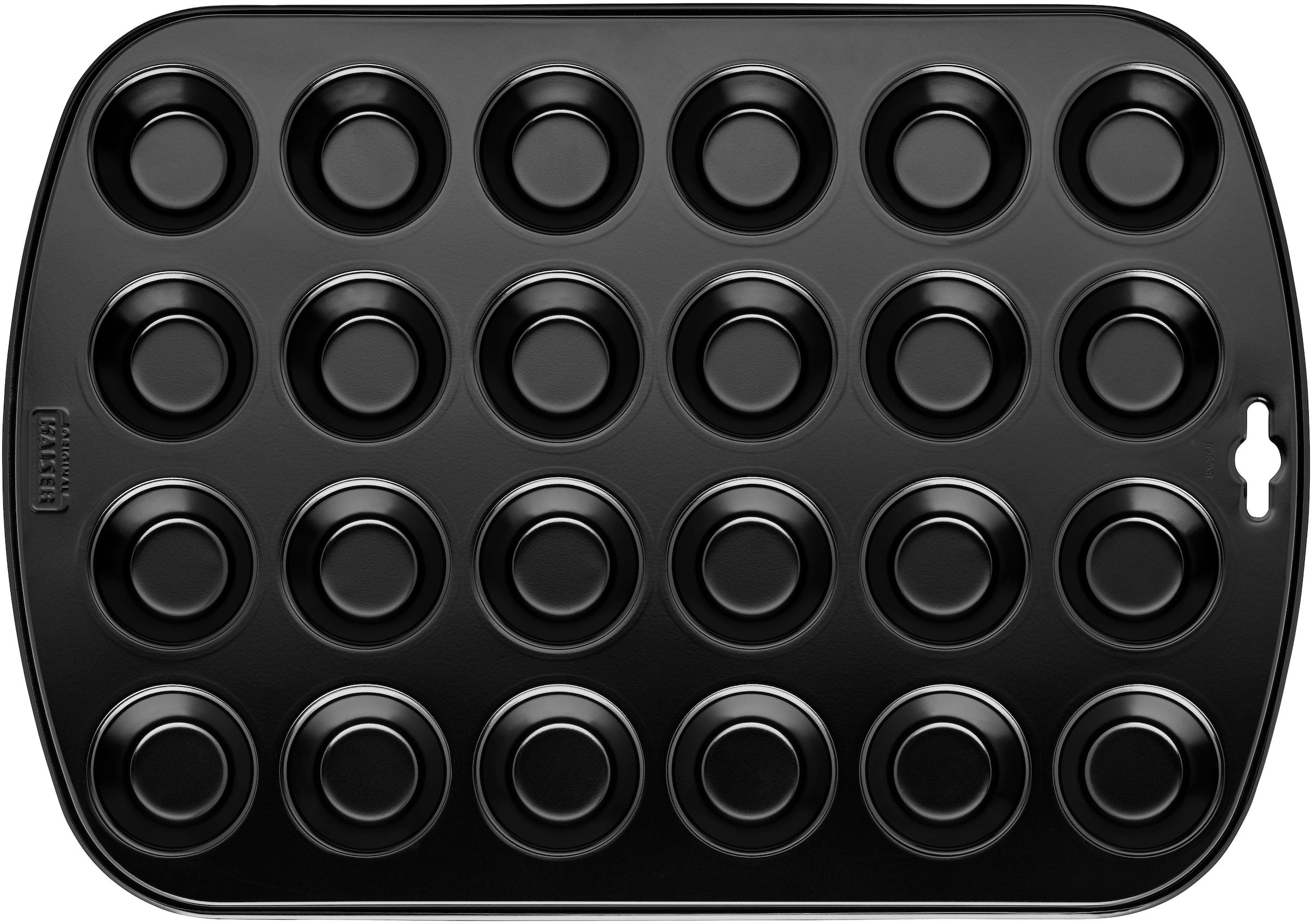 Kaiser Backformen Muffinform »Inspiration«, (1 St.), Blech für 24 Mini-Muffins, antihaftbeschichteter Stahl, formstabil