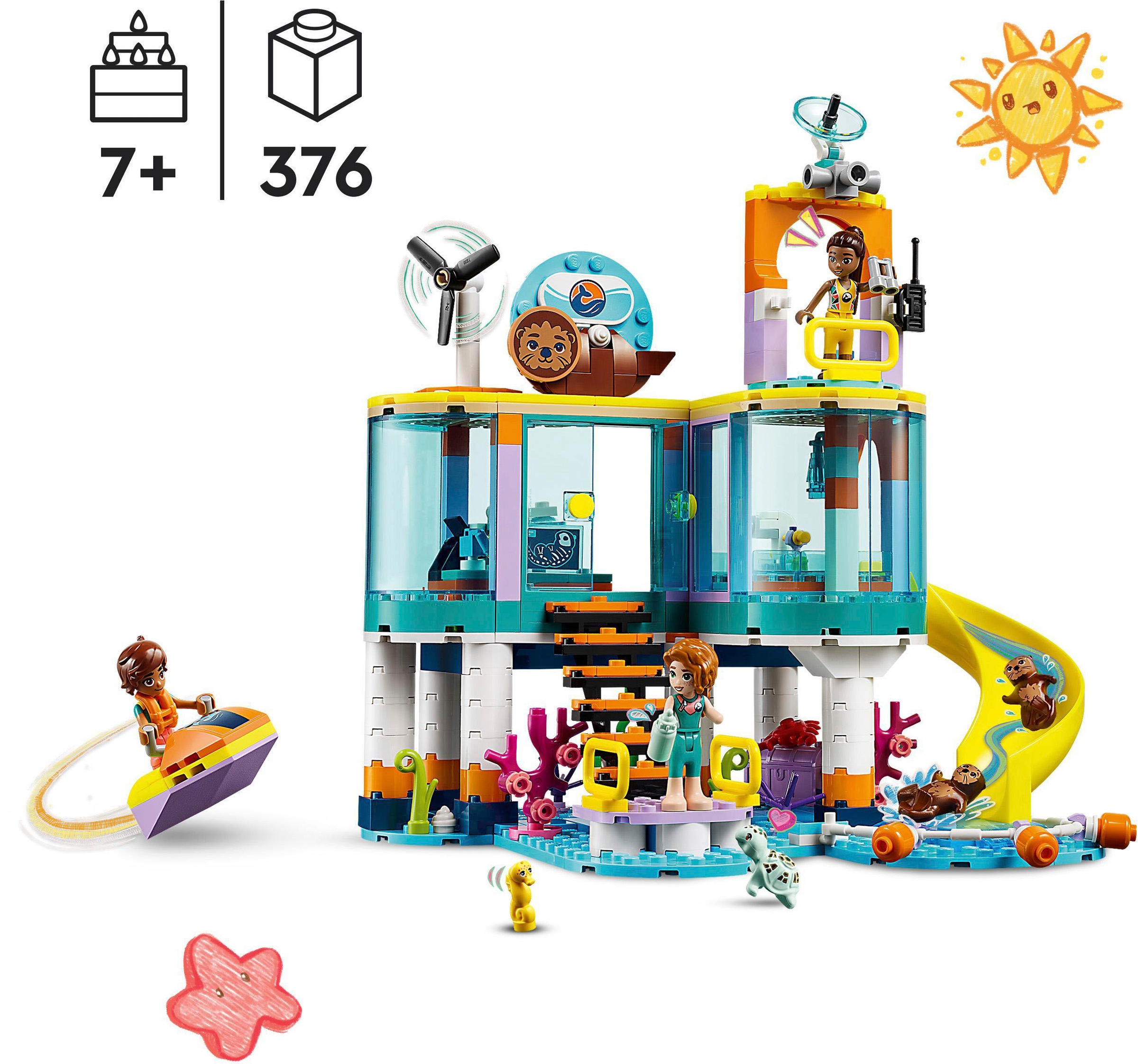 LEGO® Konstruktionsspielsteine »Seerettungszentrum (41736), LEGO® Friends«, (376 St.), Made in Europe