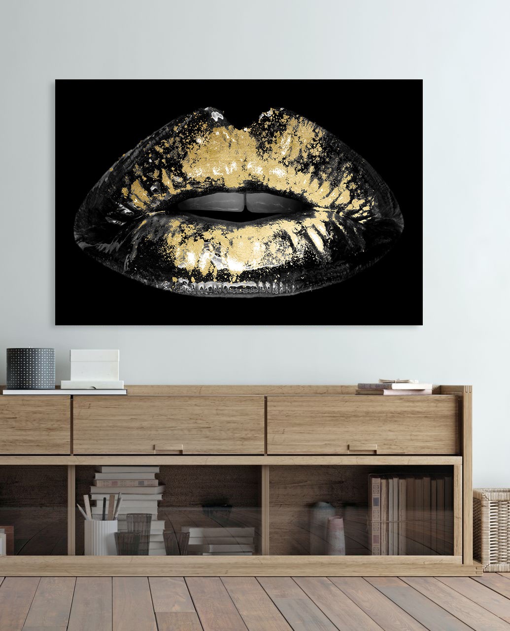 queence Acrylglasbild "Osiris", Gesicht-Gemälde-Frau-Bilder von Frauen-Mode günstig online kaufen
