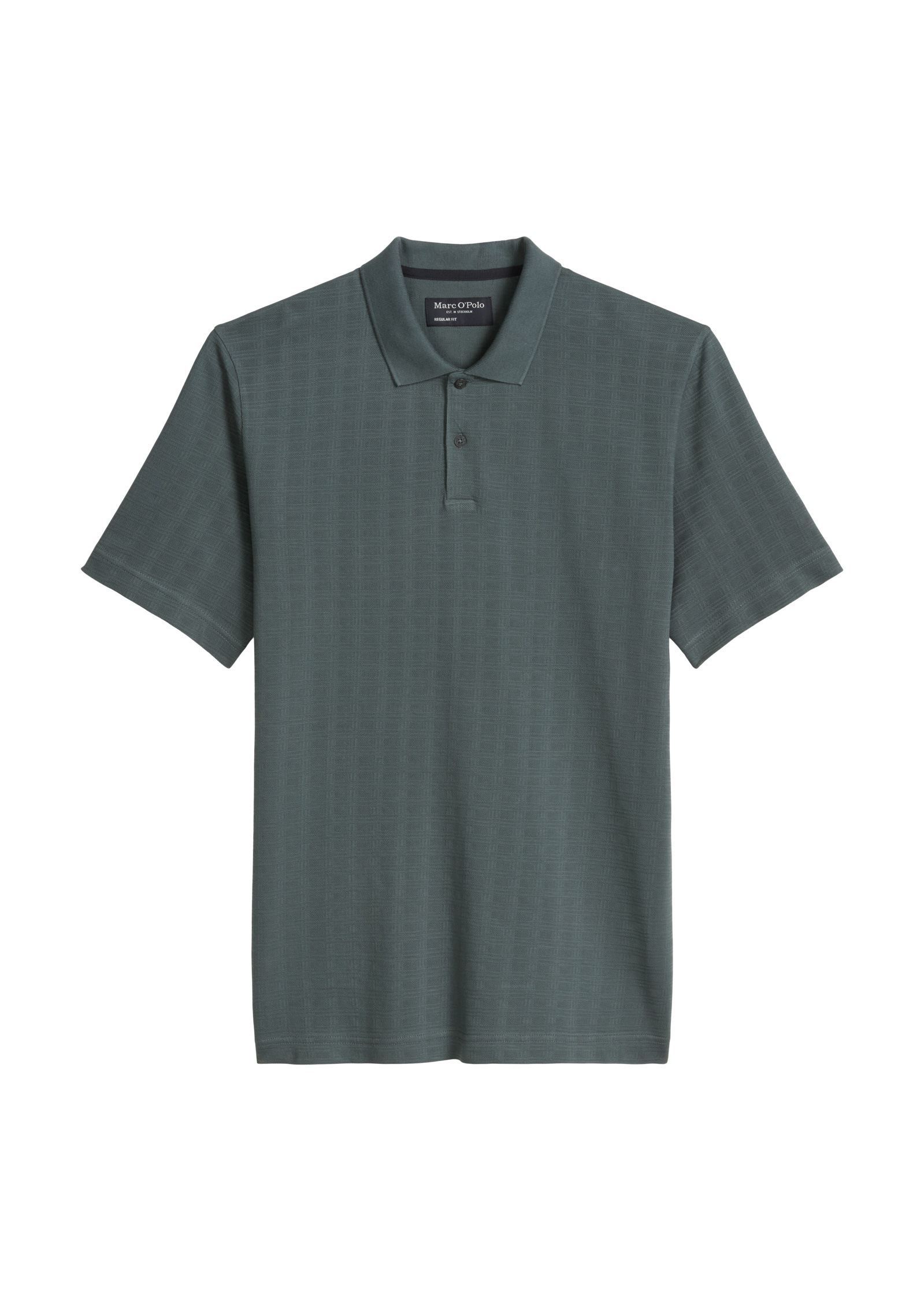 Marc O'Polo Poloshirt »im strukturierten Karo-Jacquard«