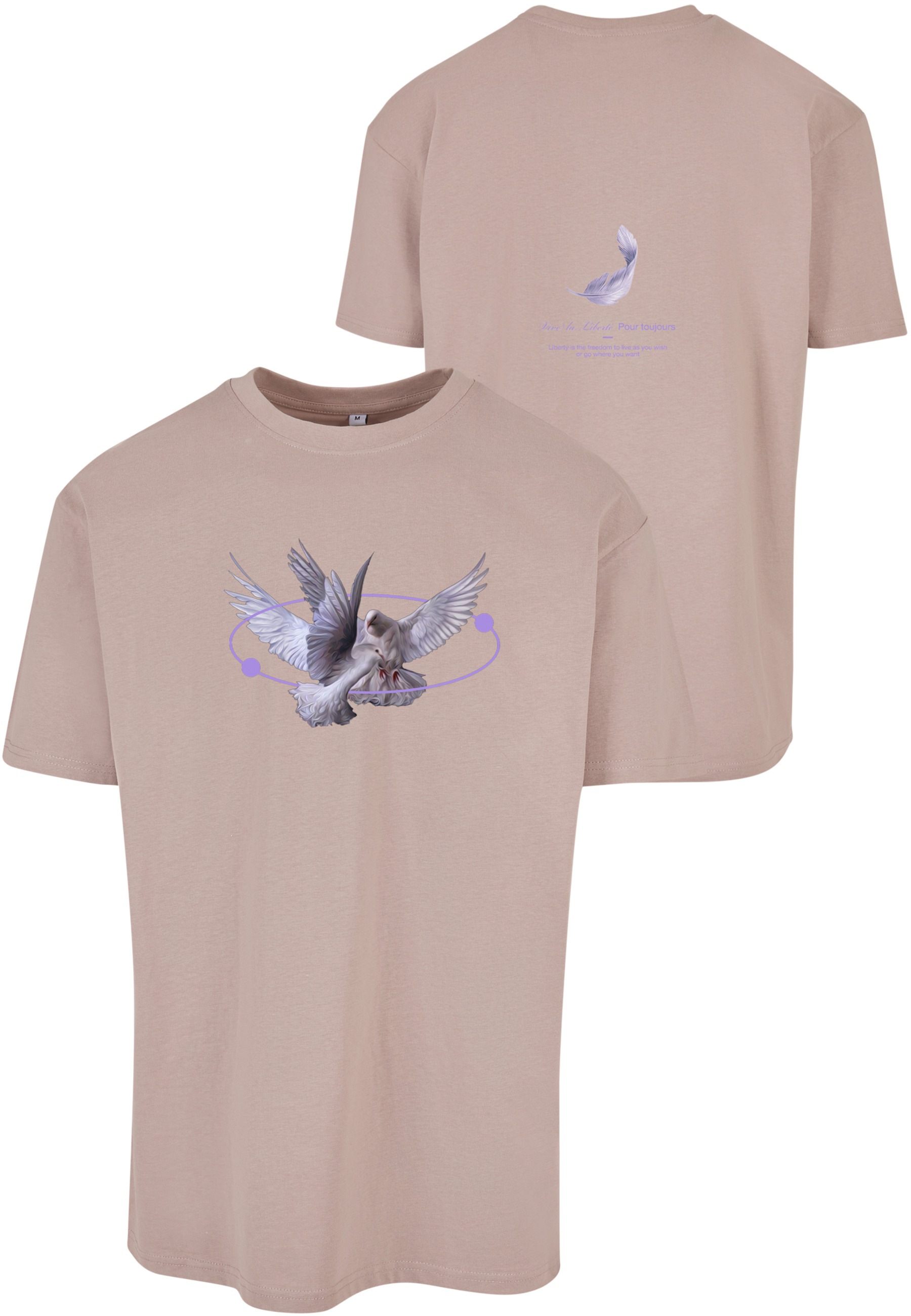 Upscale by Mister Tee Kurzarmshirt "Upscale by Mister Tee Herren Vive la Liberte Oversize Tee" 1 Stk.