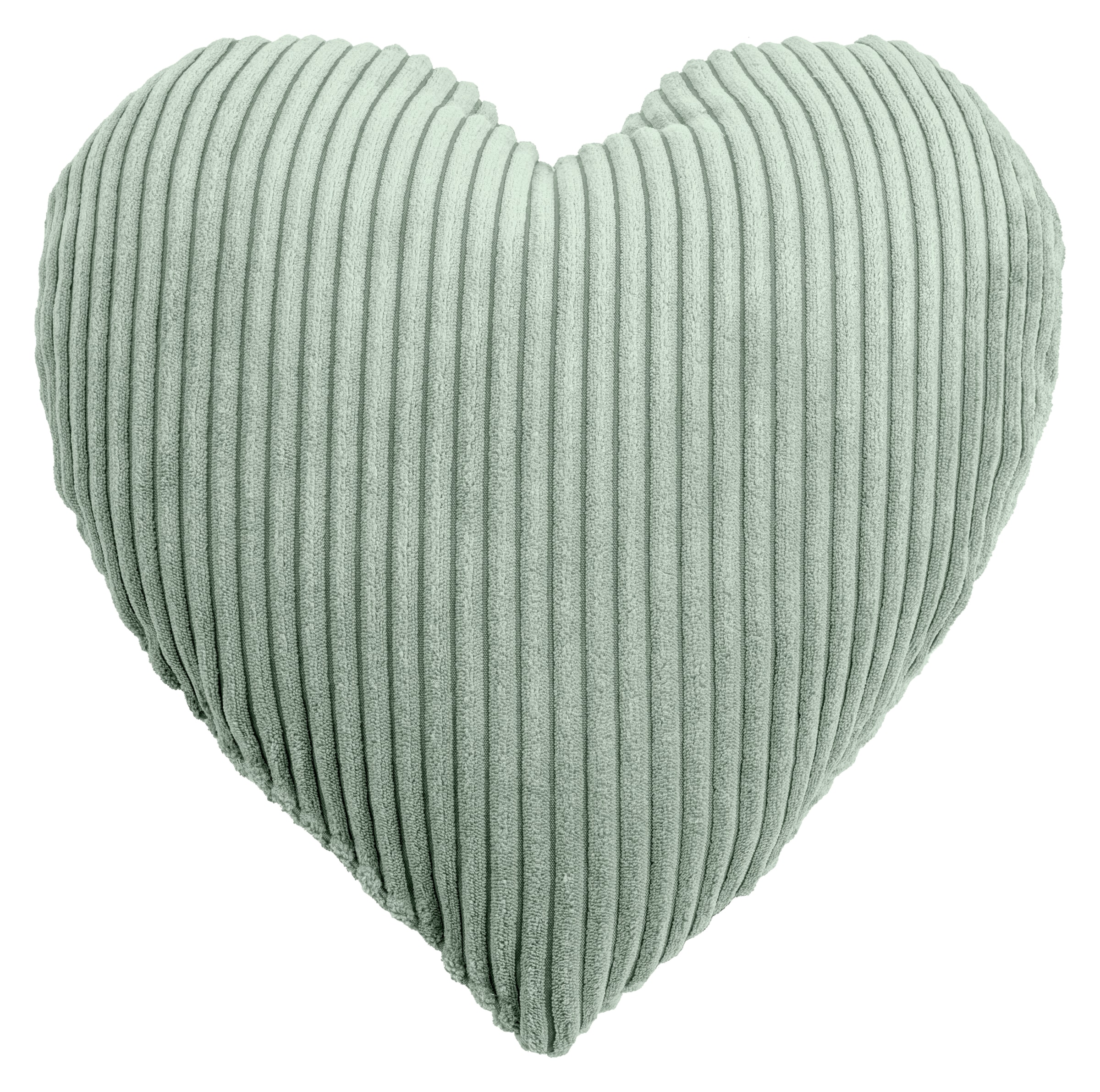 Magma Heimtex Dekokissen "SHARA Herzkissen" Kuscheliges Herzkissen mit Cord-Charme
