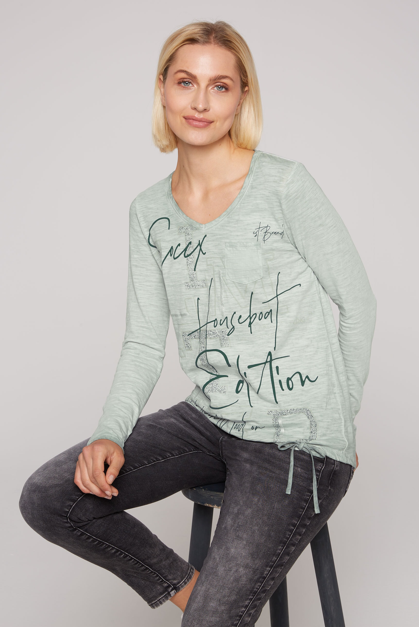 SOCCX Langarmshirt, aus Baumwolle online BAUR kaufen 