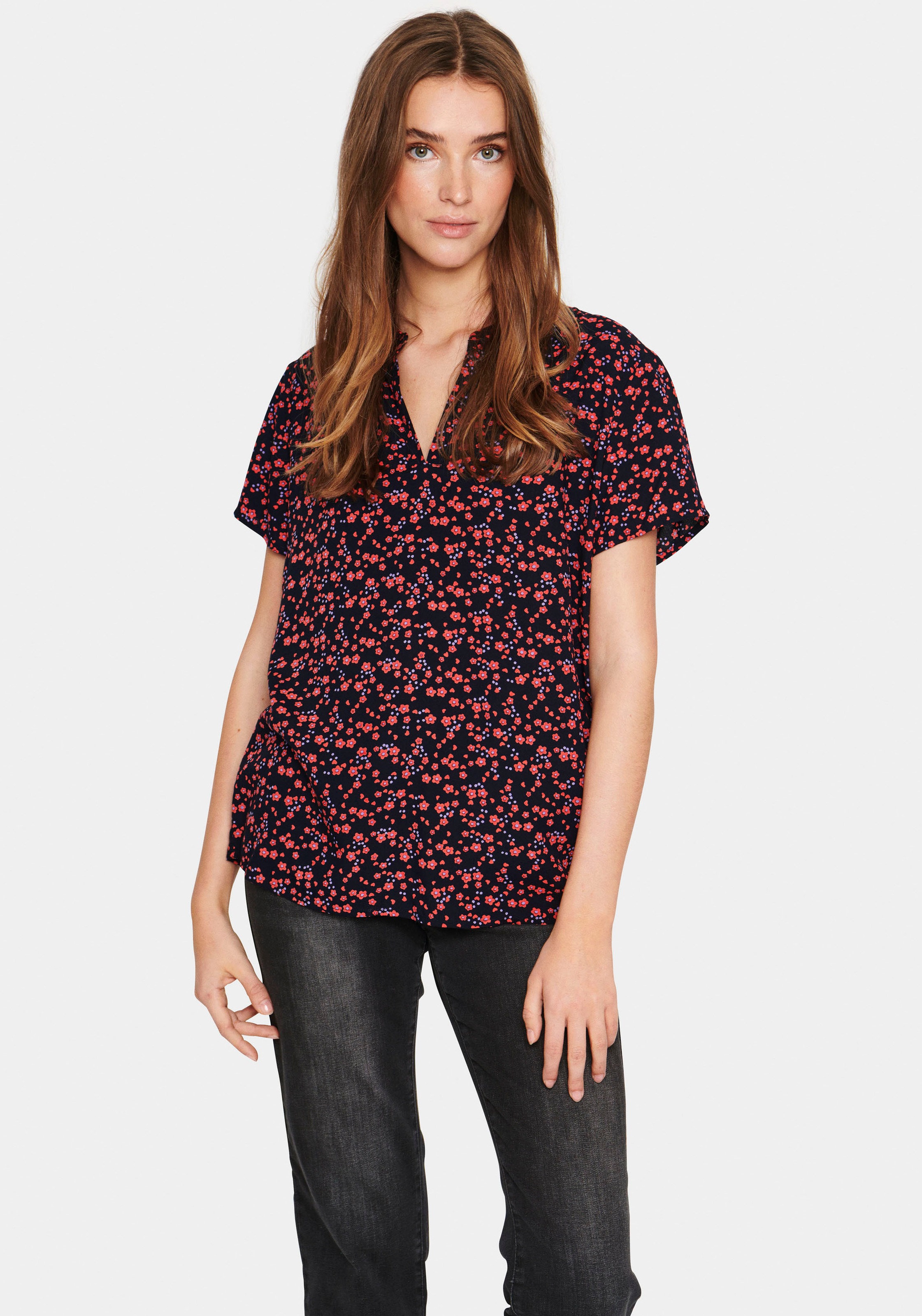 Saint Tropez Kurzarmbluse »TateSZ Blouse«