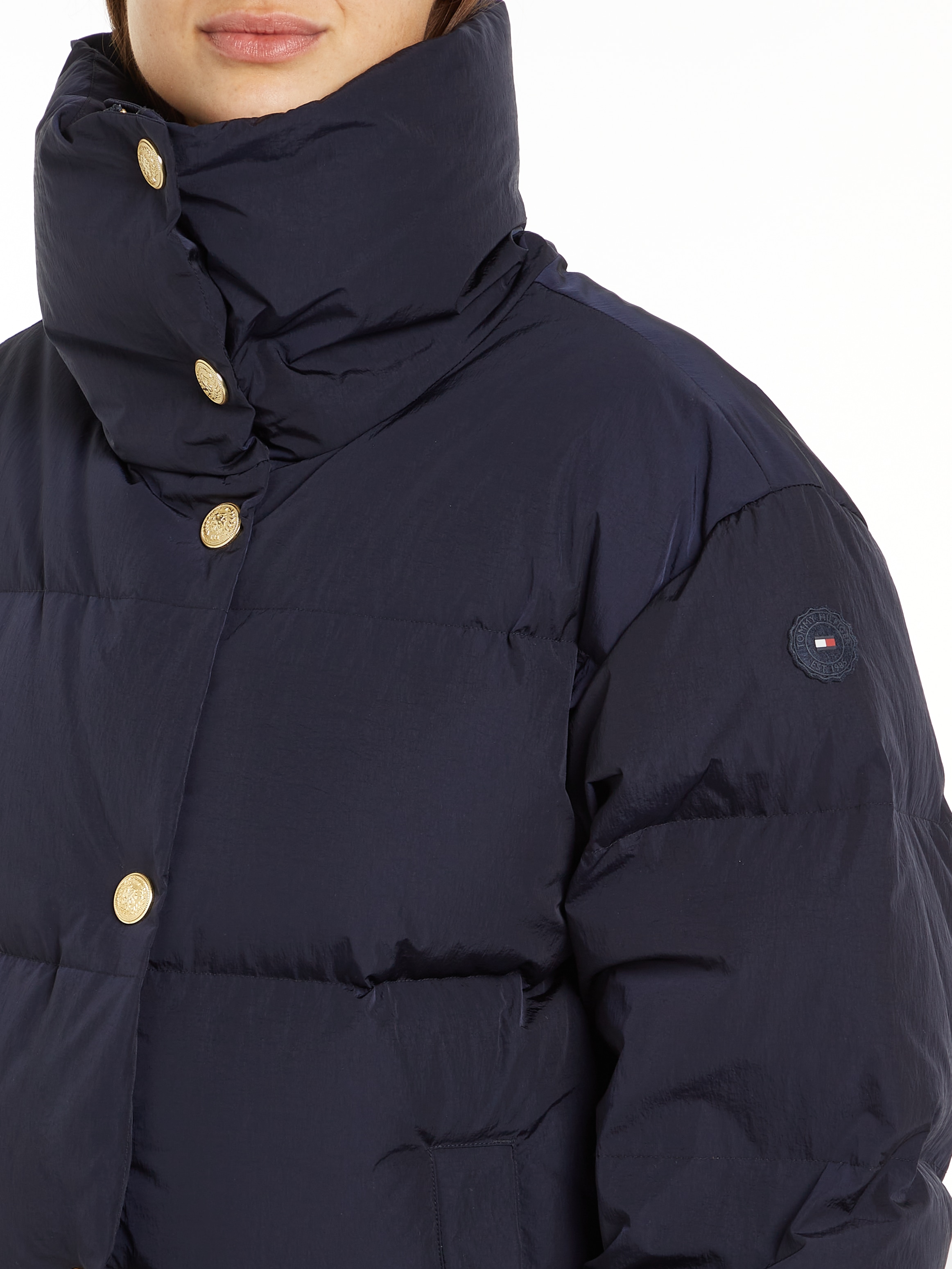 Tommy Hilfiger Steppjacke, mit Logorpägung