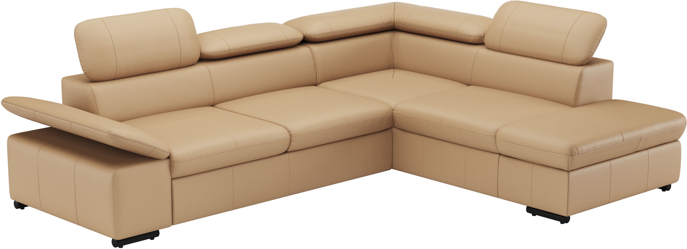sit&more Ecksofa »Alcudia L-Form«, mit Armteilverstellung, optional Kopfteilverstellung und Bettfunktion