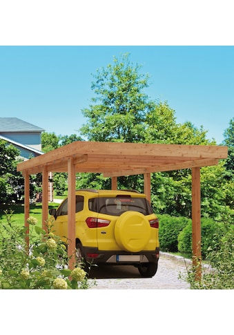 Einzelcarport »Berlin«, Holz, 258 cm, natur