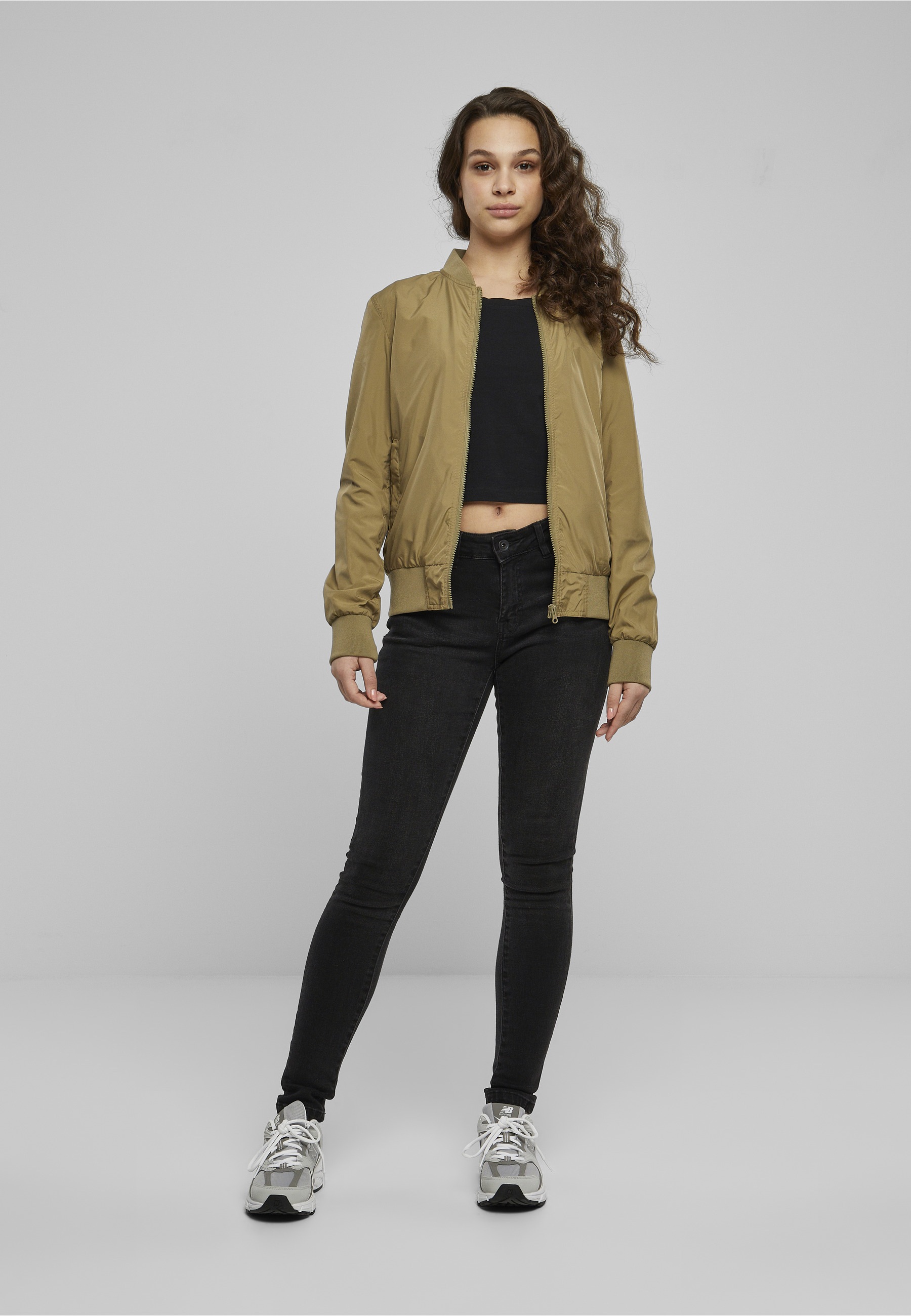 URBAN CLASSICS Allwetterjacke »Urban Classics Damen Ladies Light Bomber Jacket« 1 Stk. tlg. ohne Kapuze