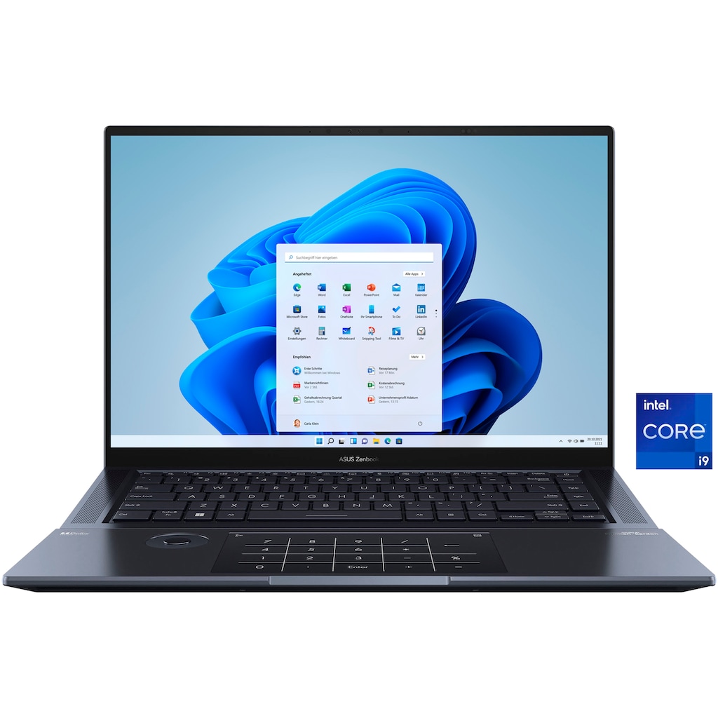 Asus Notebook »Zenbook Pro 16X OLED UX7602VI-MY034W«, 40,6 cm, / 16 Zoll, Intel, Core i9, GeForce RTX 4070, 2000 GB SSD