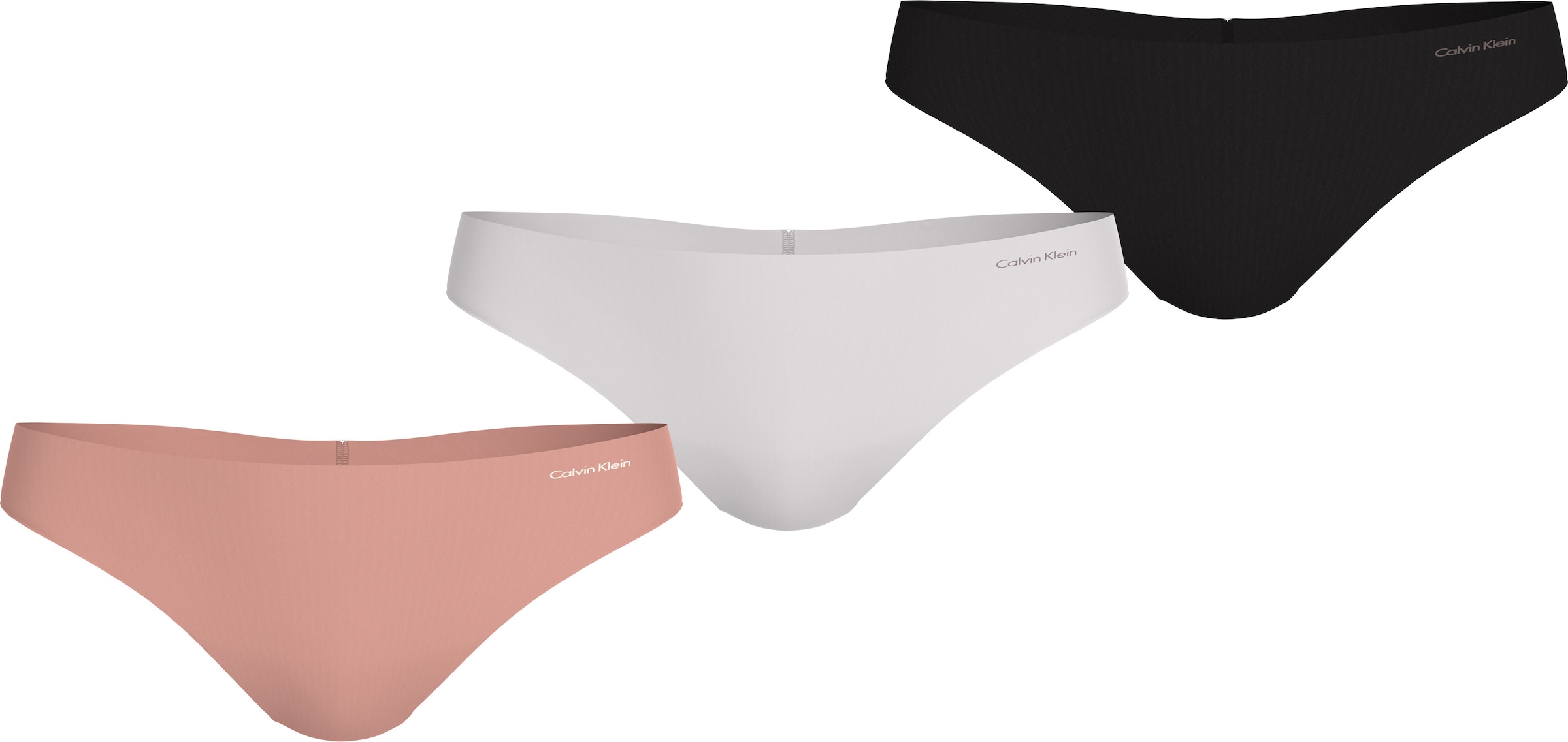 Calvin Klein Underwear Tanga »THONG 3PK«, (Packung, 3er-Pack), mit Logo-Schriftzug