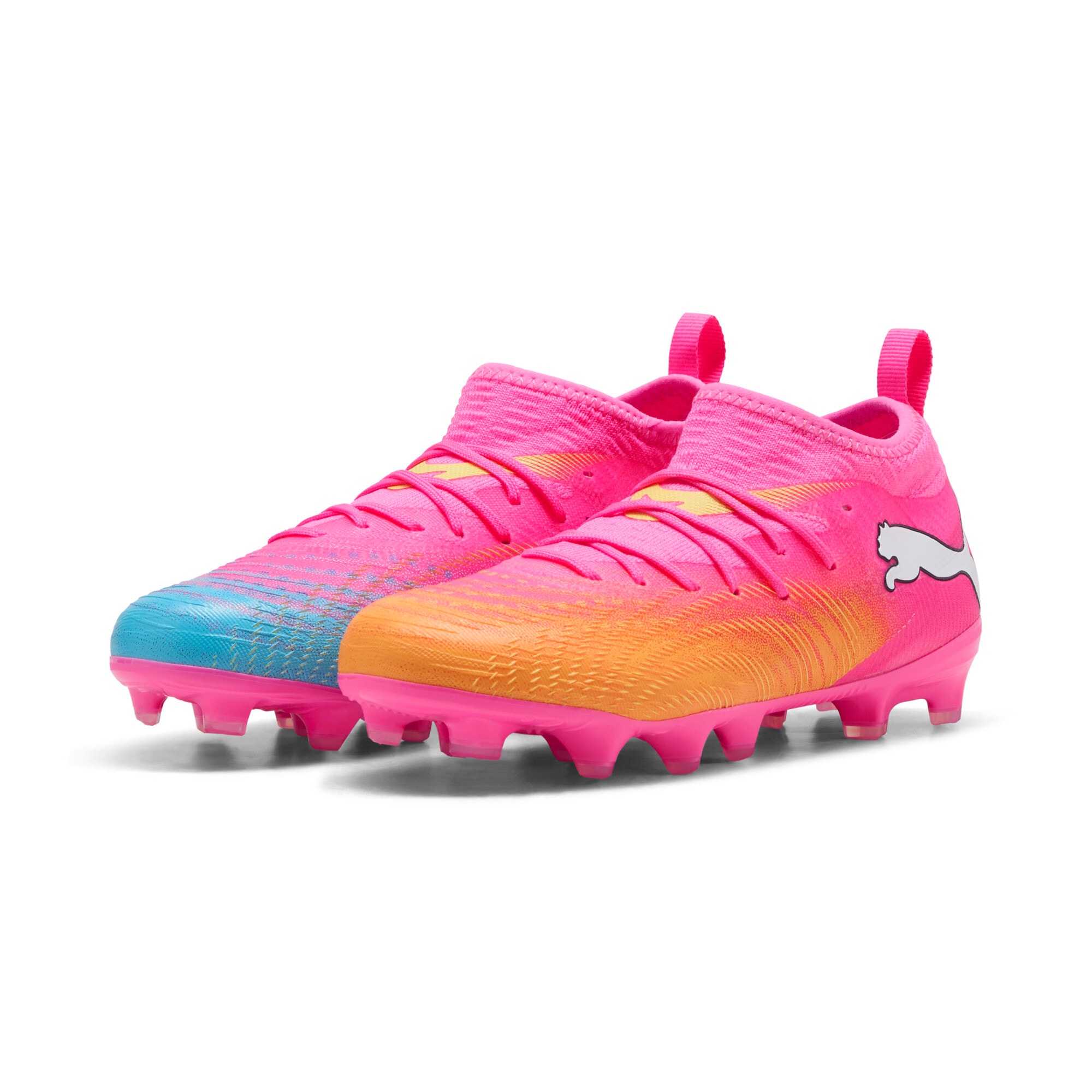 PUMA Fußballschuh "FUTURE 9 MATCH FG/AG JR" mit Nockensohle für Rasen- und Kunstrasenplätze