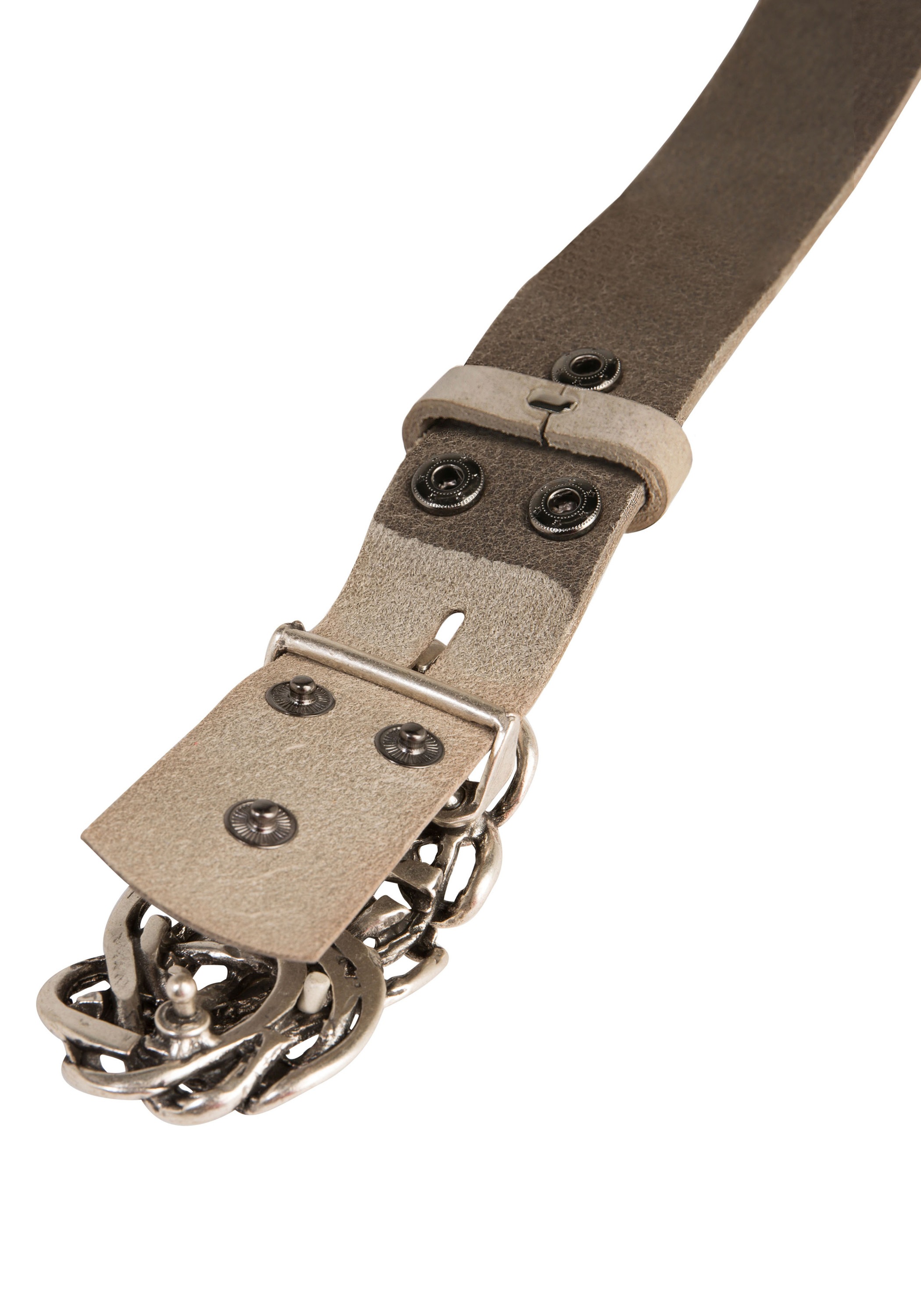 Rettungsring Gürtel Ledergürtel »4260643970672, Echtleder,, Leder, »Gump, Ash«,, mit,«