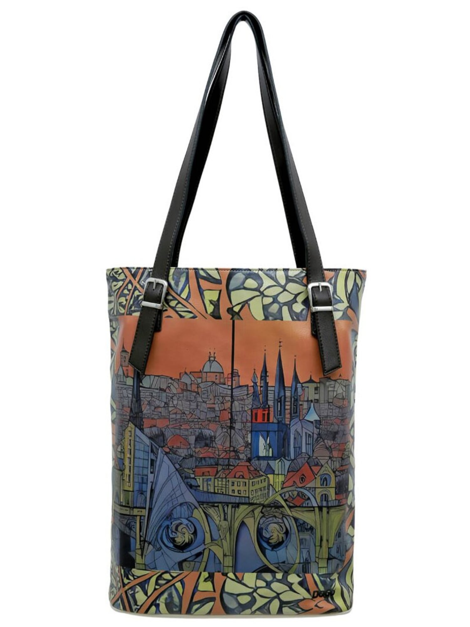 DOGO 1100000002199 "Tall Bag Damen Schultertasche City Of Spires Damen" Handgefertigt