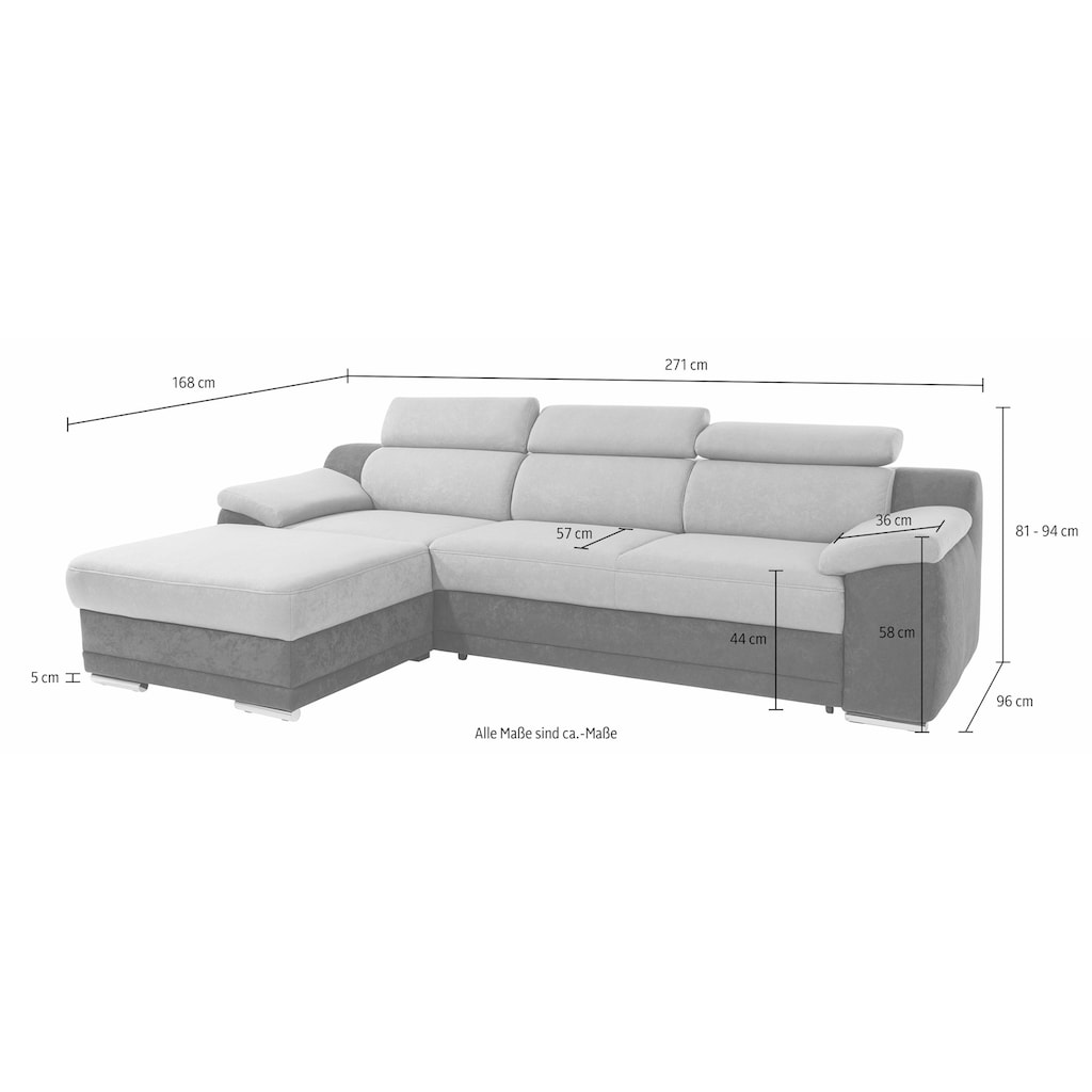 sit&more Ecksofa »Xenia«