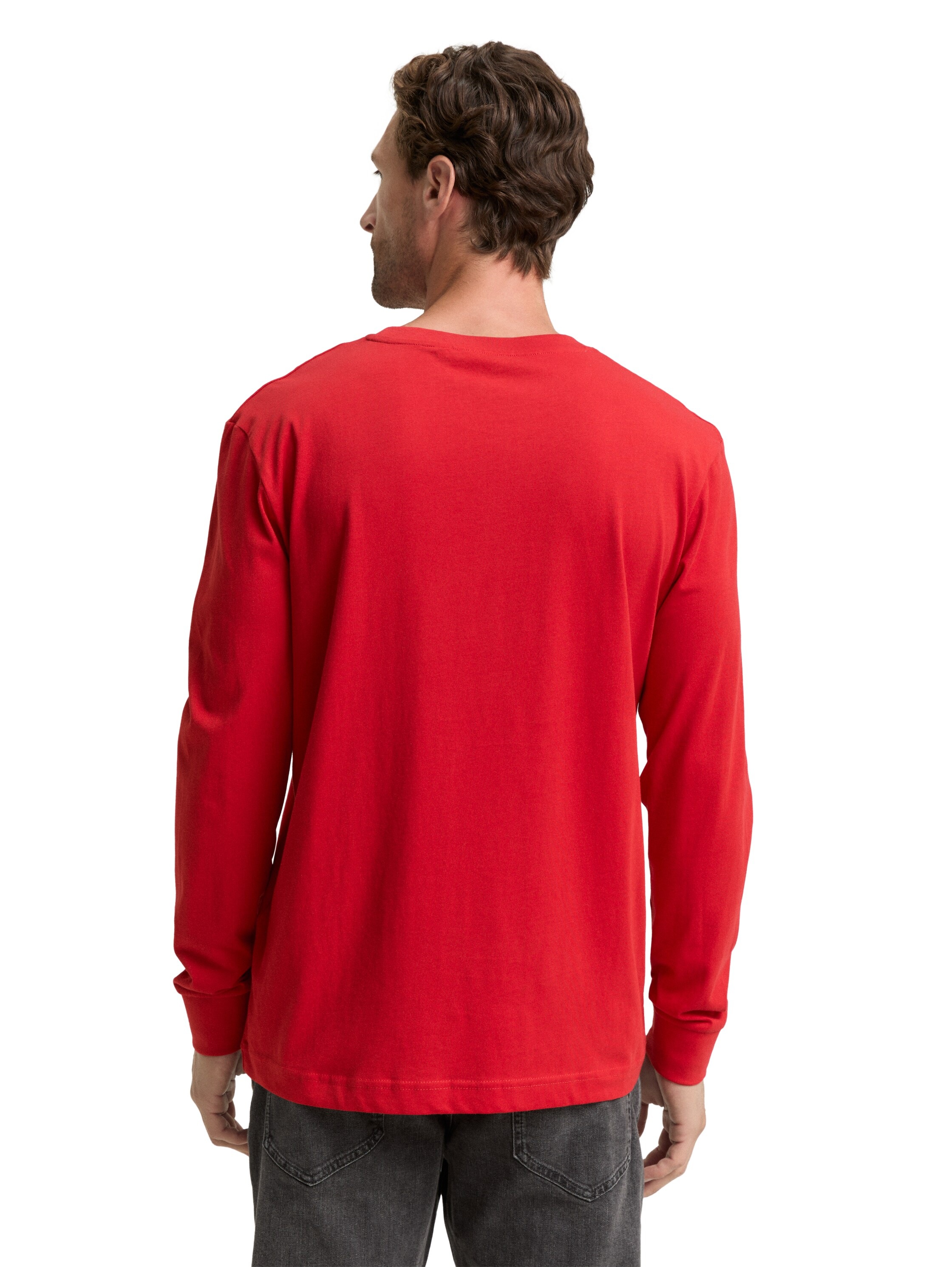 TOM TAILOR Langarmshirt, mit Logo Print günstig online kaufen