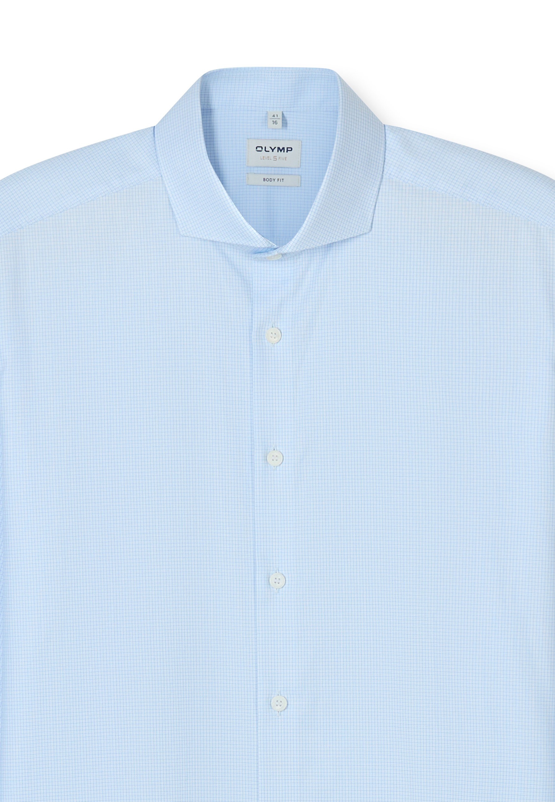 OLYMP Businesshemd »OLYMP Level Five, body fit, Haifisch«