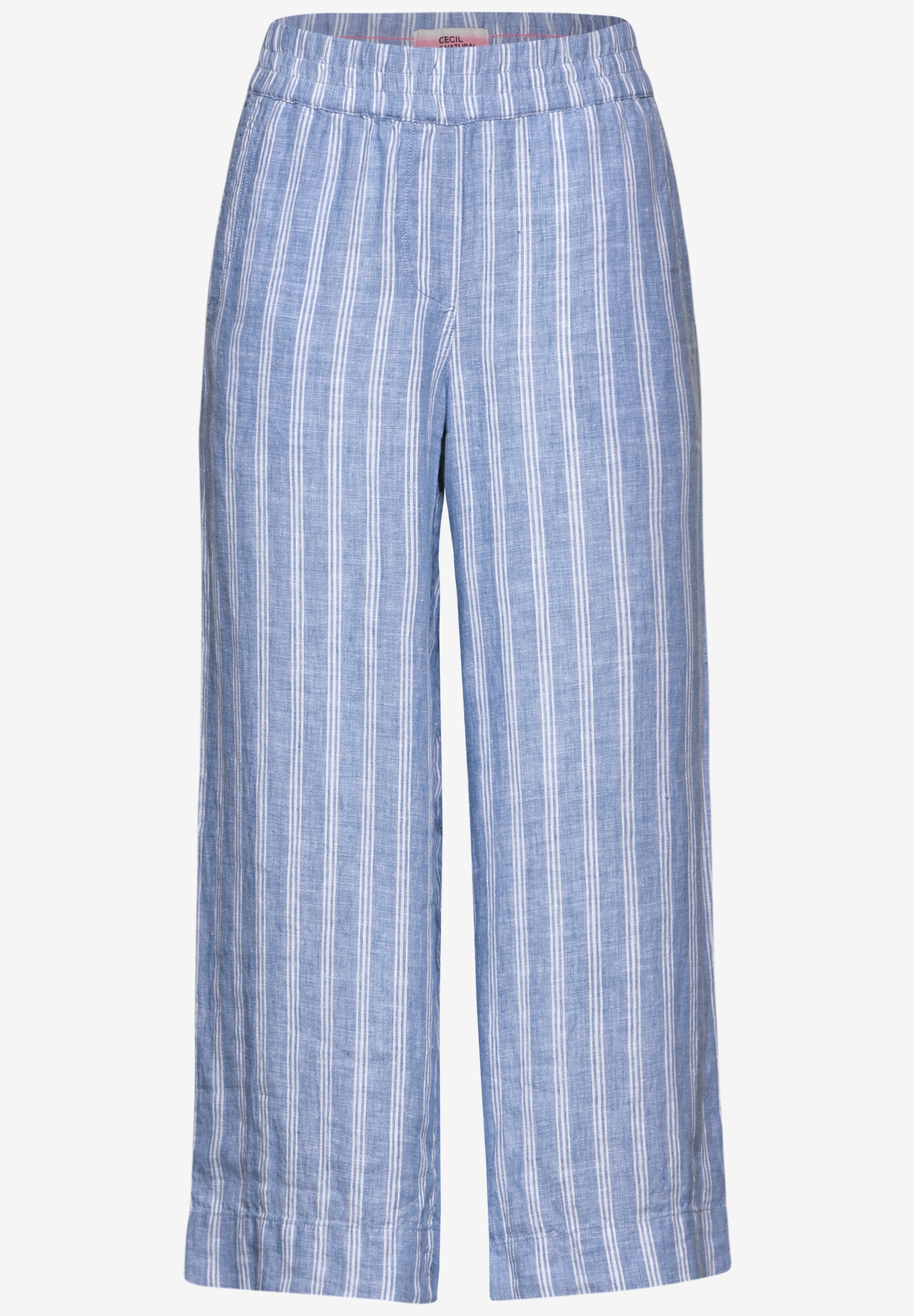 Cecil Leinenhose »Style Neele«, mit Streifen im Culotte-Stil