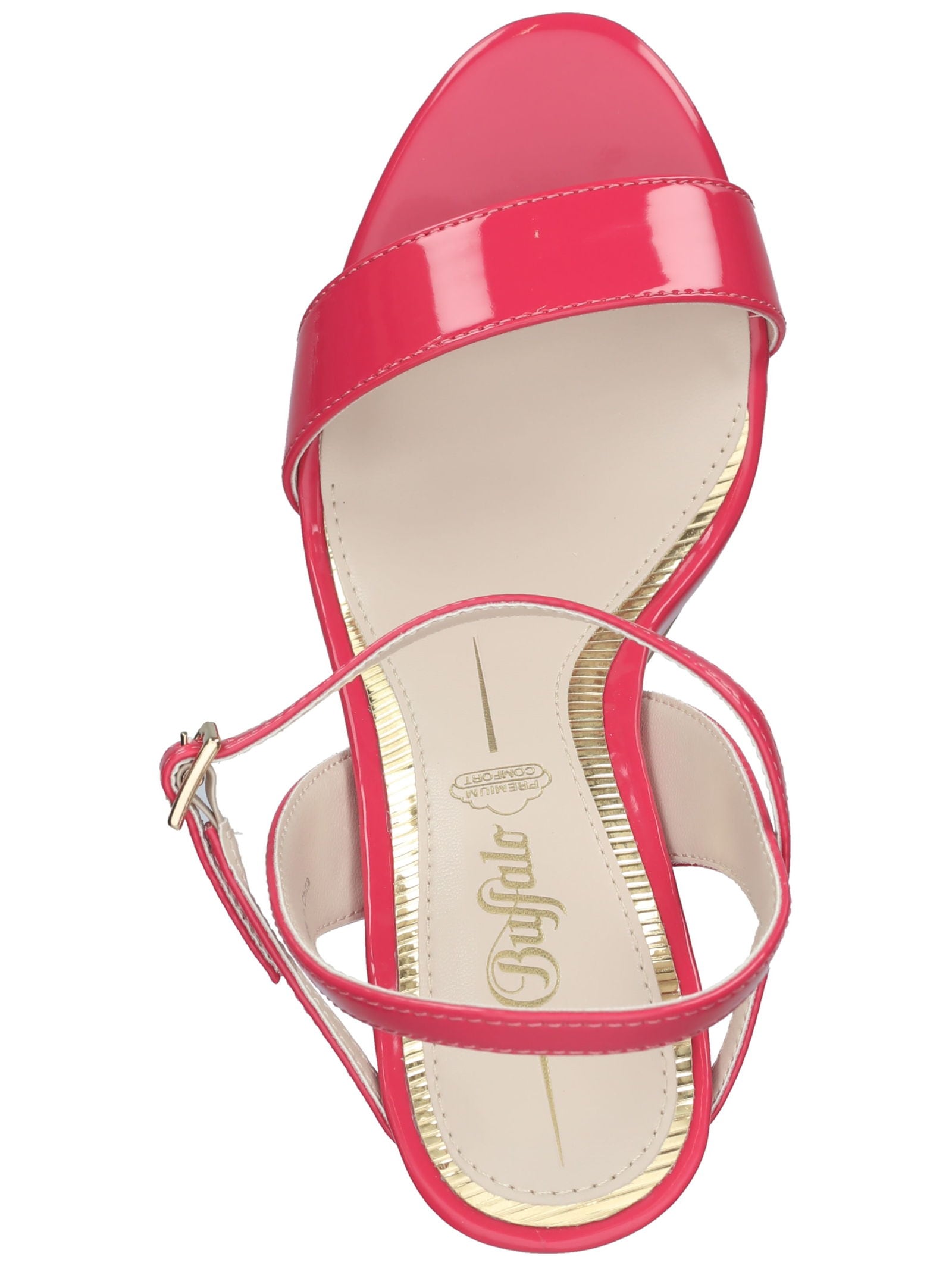 Buffalo Peeptoepumps »Buffalo Sandalen Lederimitat«