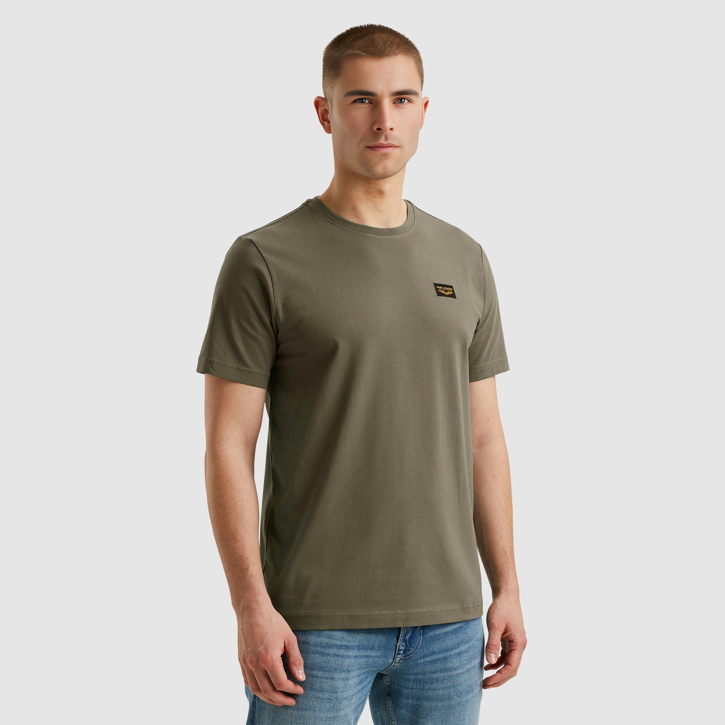 PME Legend Herren Rundhals T-Shirt GUYVER - Regular Fit günstig online kaufen