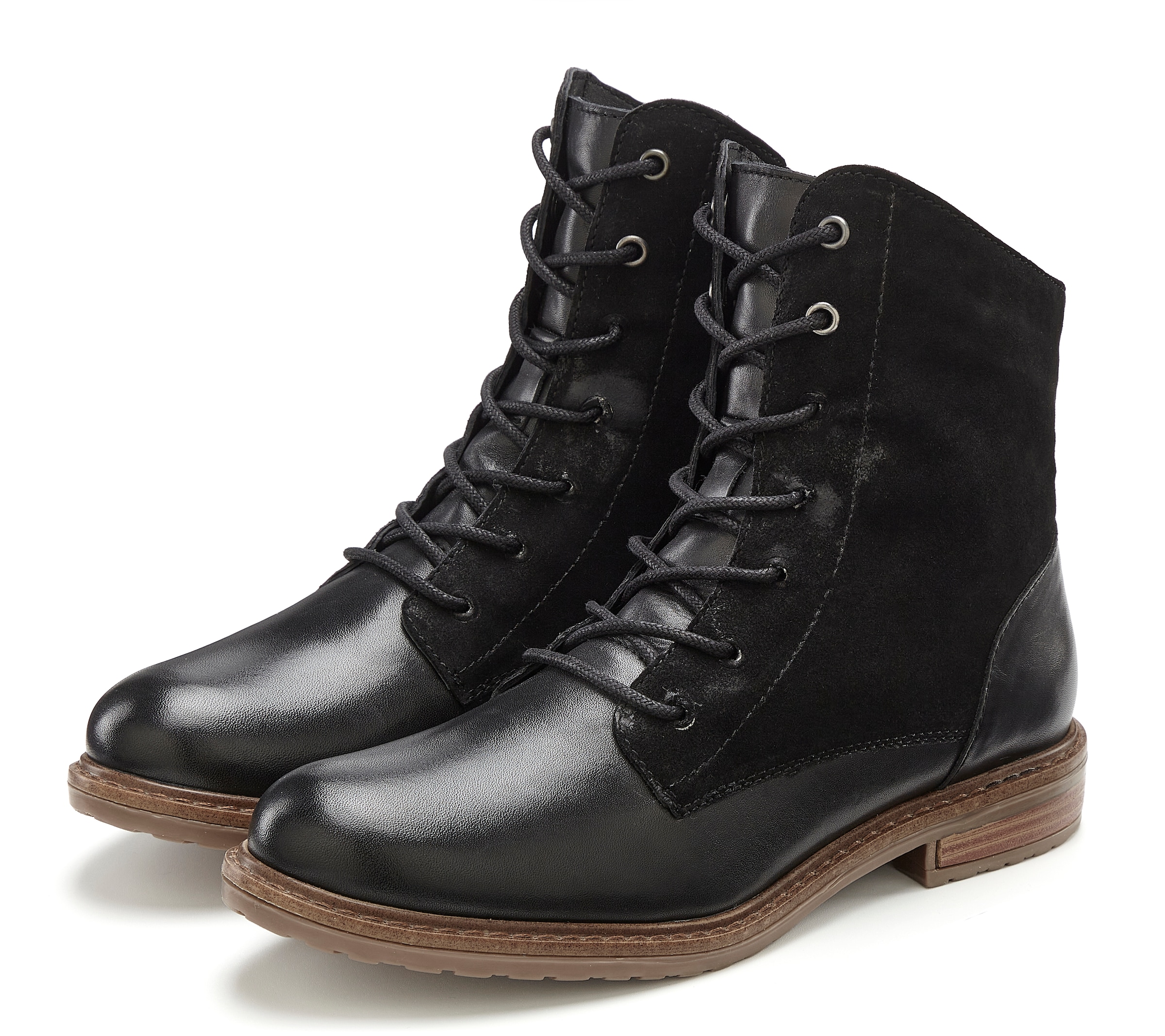LASCANA Stiefelette "Boots", aus Leder günstig online kaufen