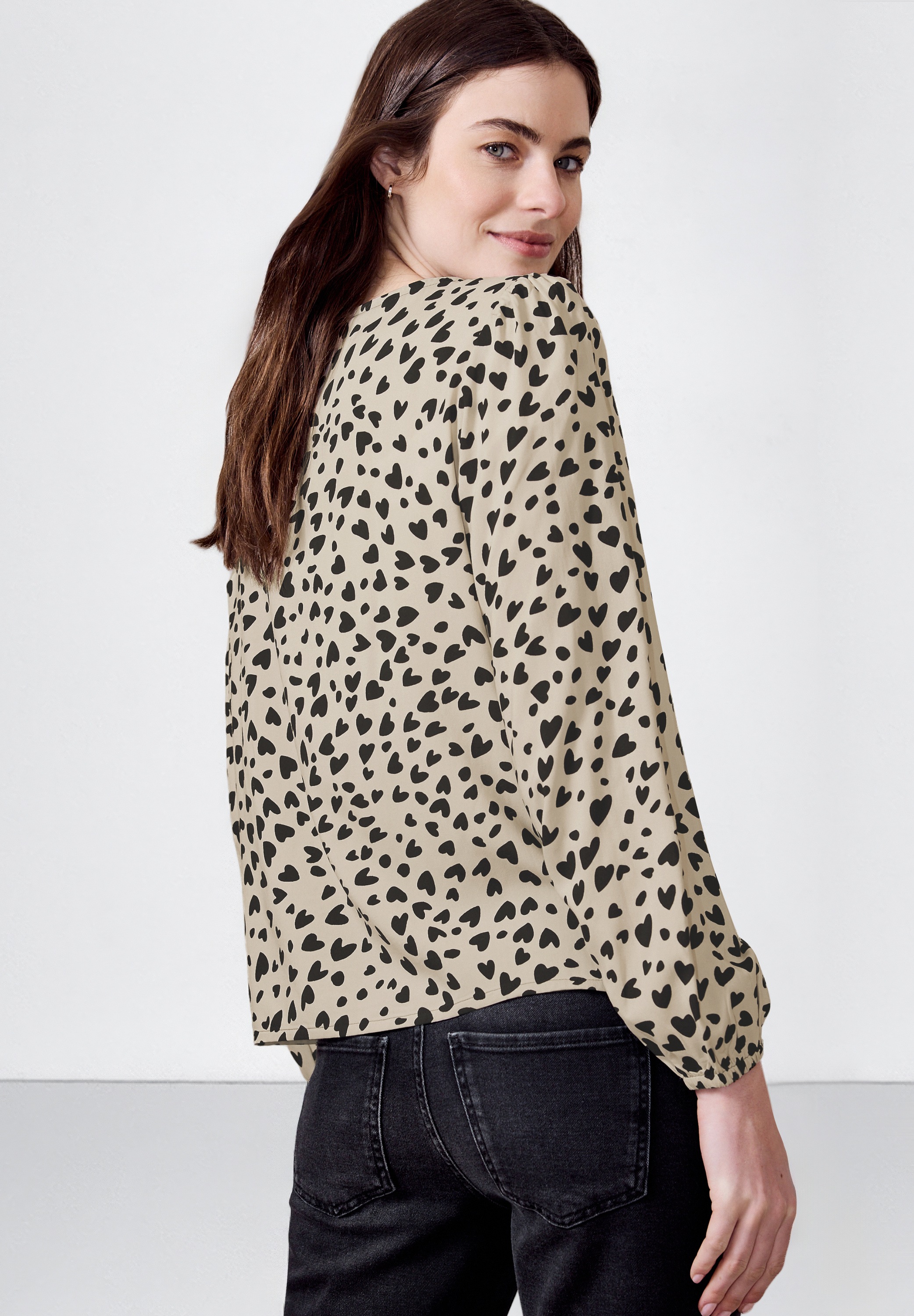 STREET ONE STUDIO Langarmbluse aus softer Viskose günstig online kaufen